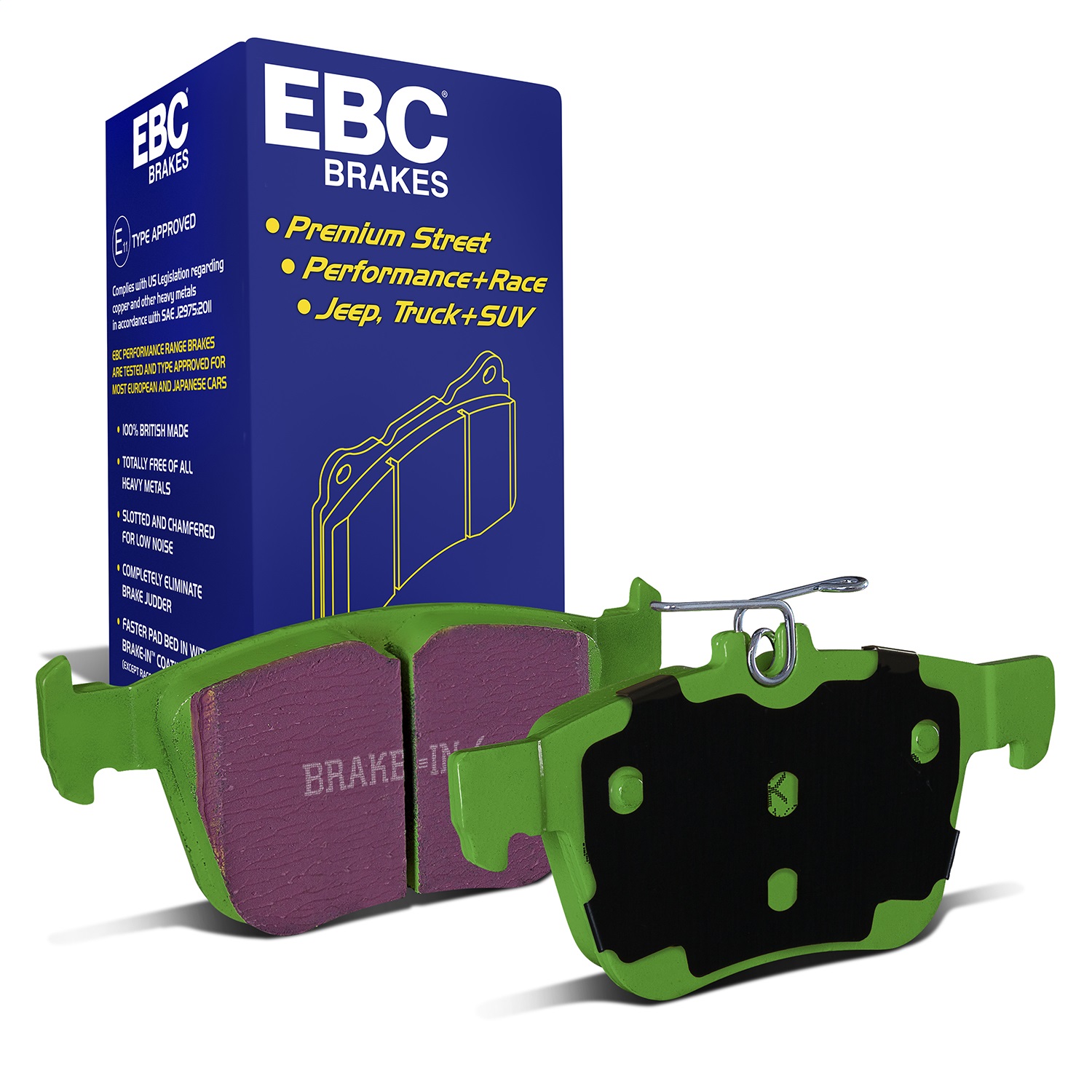 EBC Brakes DP22153 Greenstuff 2000 Series Sport Brake Pads