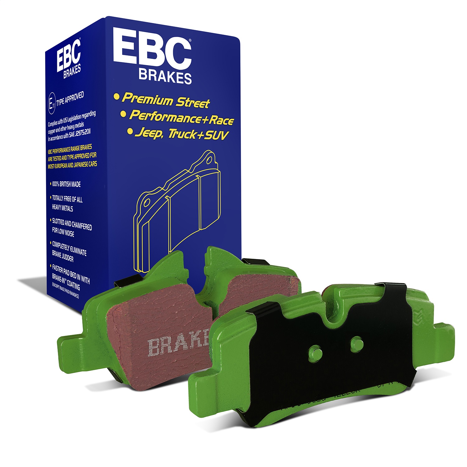 EBC Brakes DP22228 Greenstuff 2000 Series Sport Brake Pads Fits 14-23 Cooper