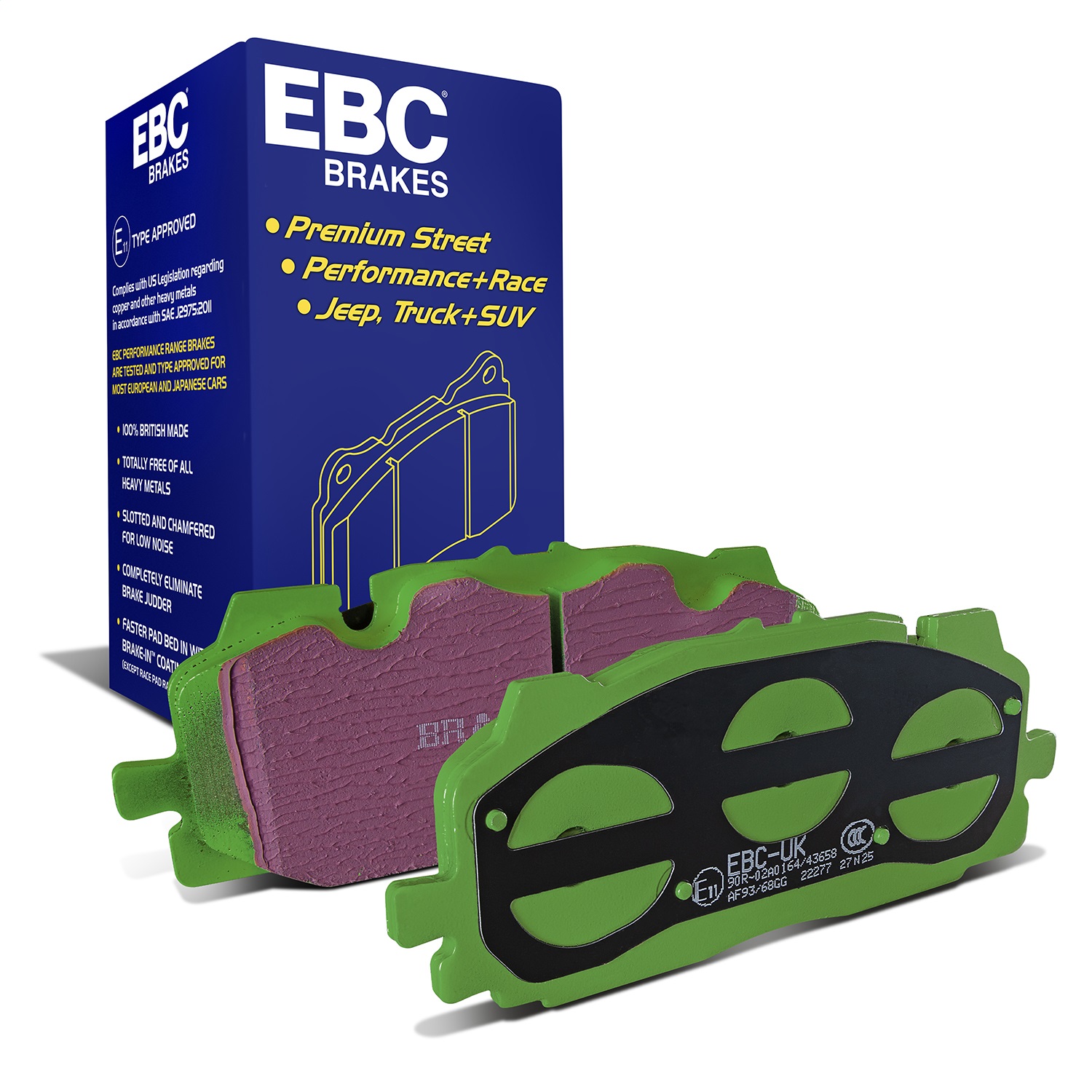EBC Brakes DP22277 Greenstuff 2000 Series Sport Brake Pads Fits 18-26 S4 S5 SQ5