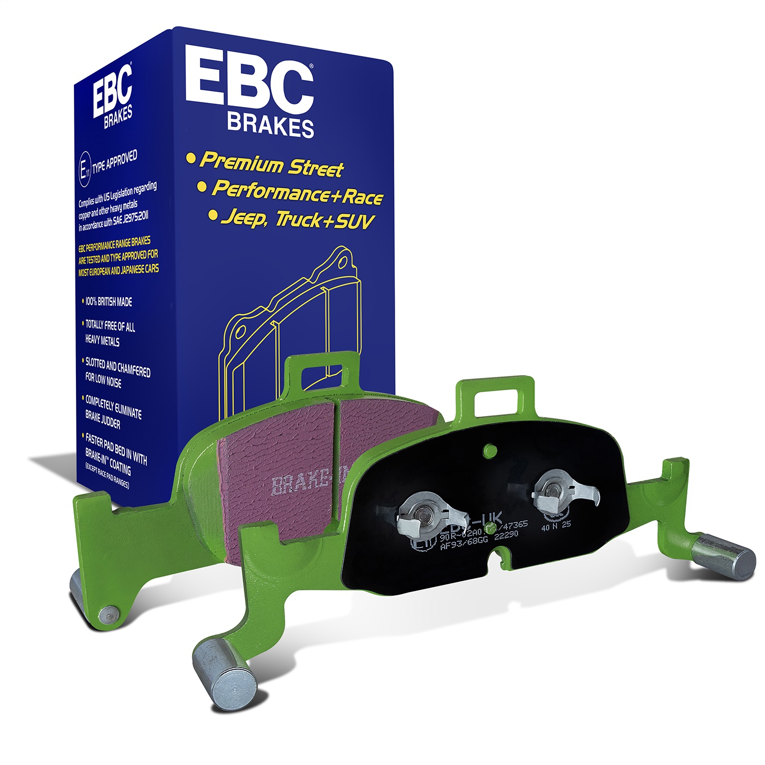 EBC Brakes DP22290 Greenstuff 2000 Series Sport Brake Pads