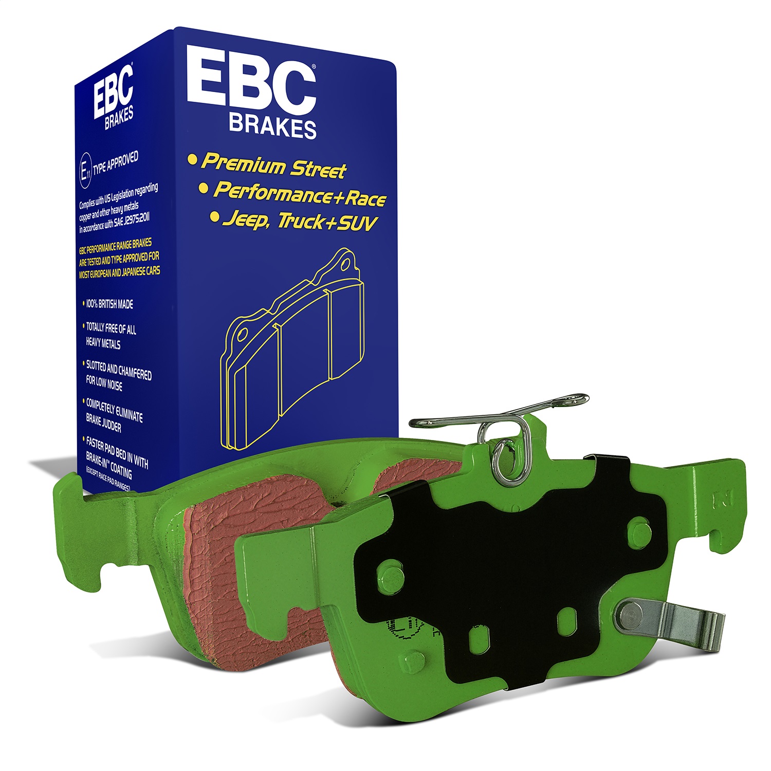 EBC Brakes DP22301 Greenstuff 2000 Series Sport Brake Pads Fits 16-26 Civic RDX