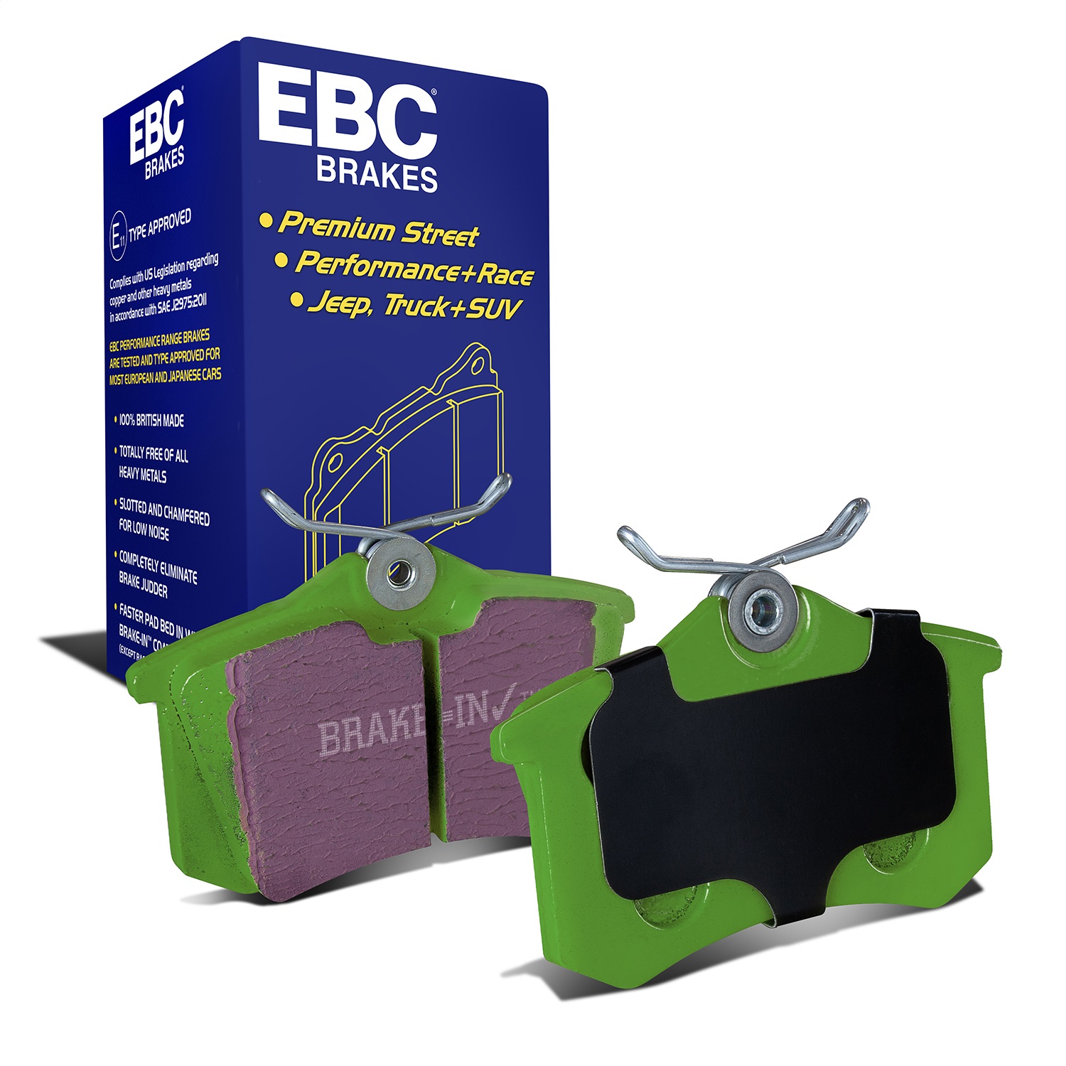 EBC Brakes DP2680 Greenstuff 2000 Series Sport Brake Pads
