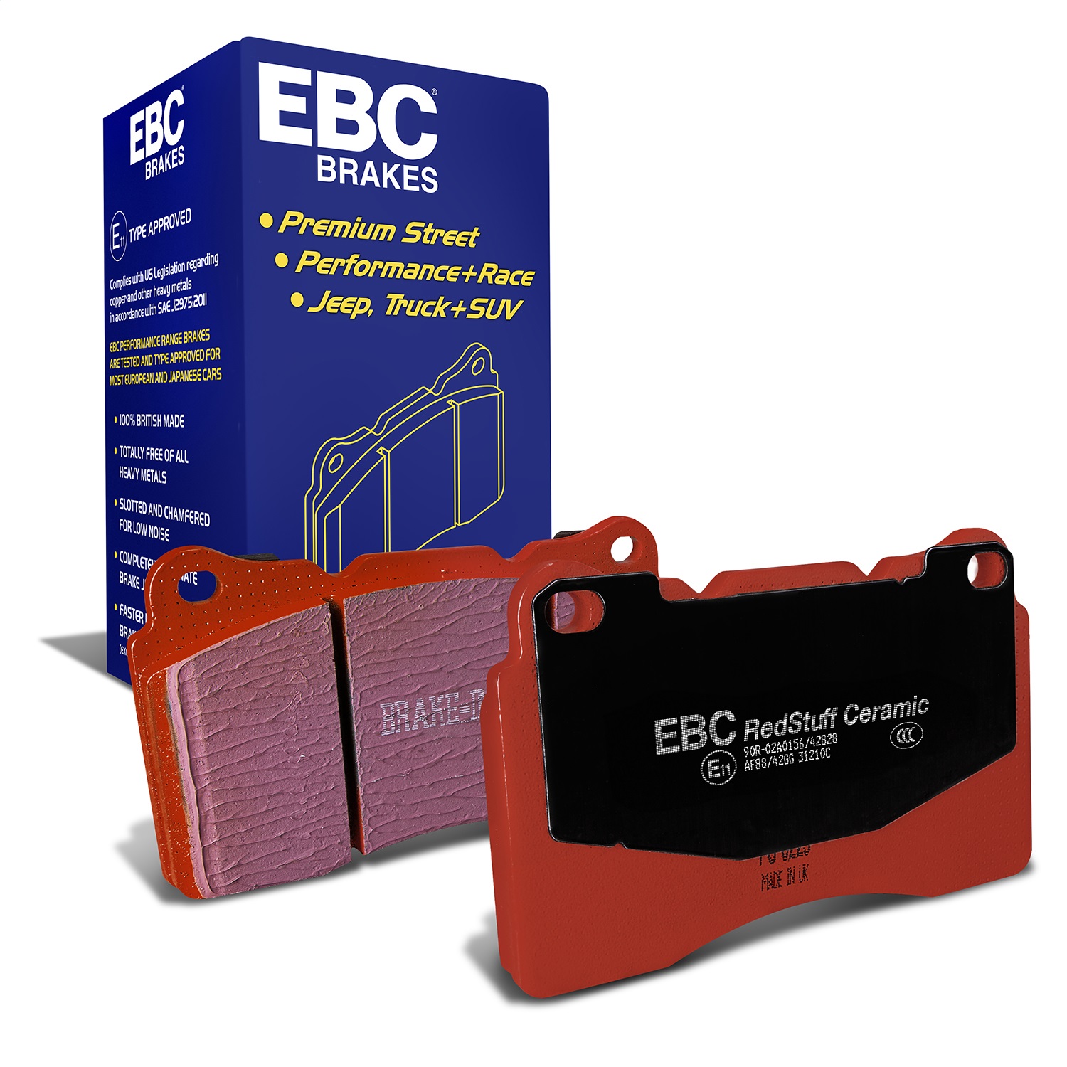EBC Brakes DP31210C Redstuff Ceramic Low Dust Brake Pads