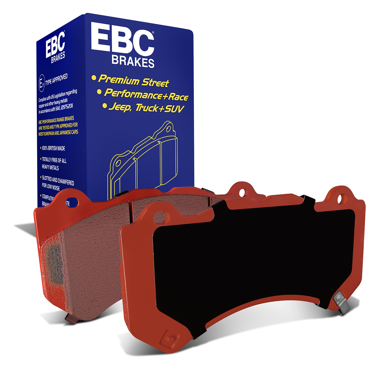 EBC Brakes DP31853C Redstuff Ceramic Low Dust Brake Pads