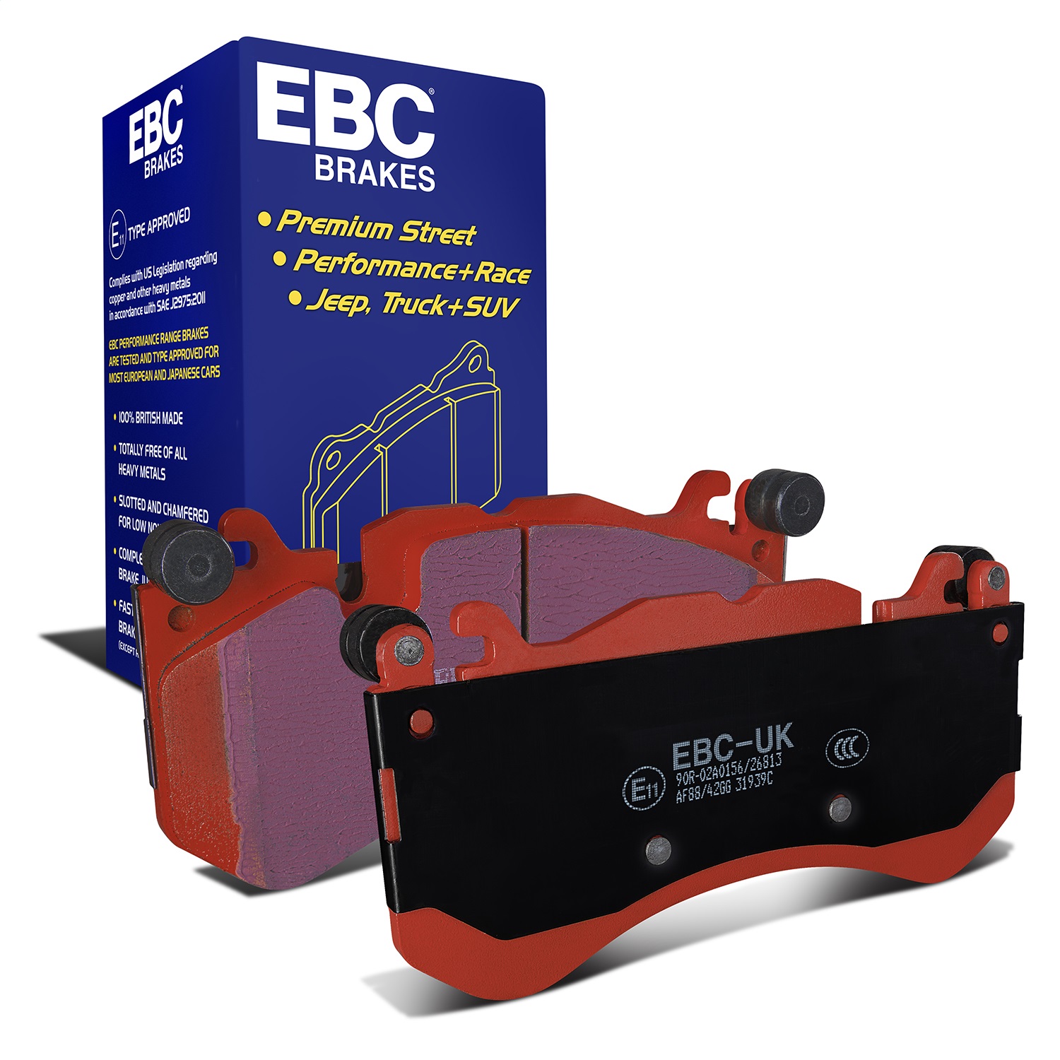 EBC Brakes DP31939C Redstuff Ceramic Low Dust Brake Pads