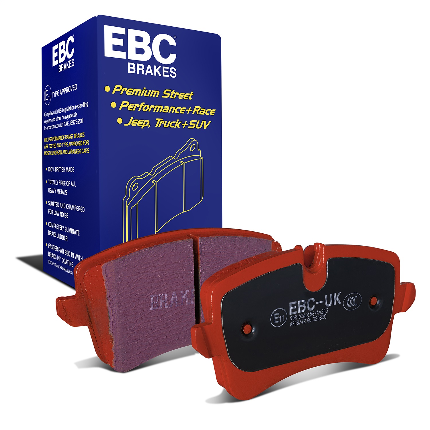 EBC Brakes DP32082C Redstuff Ceramic Low Dust Brake Pads