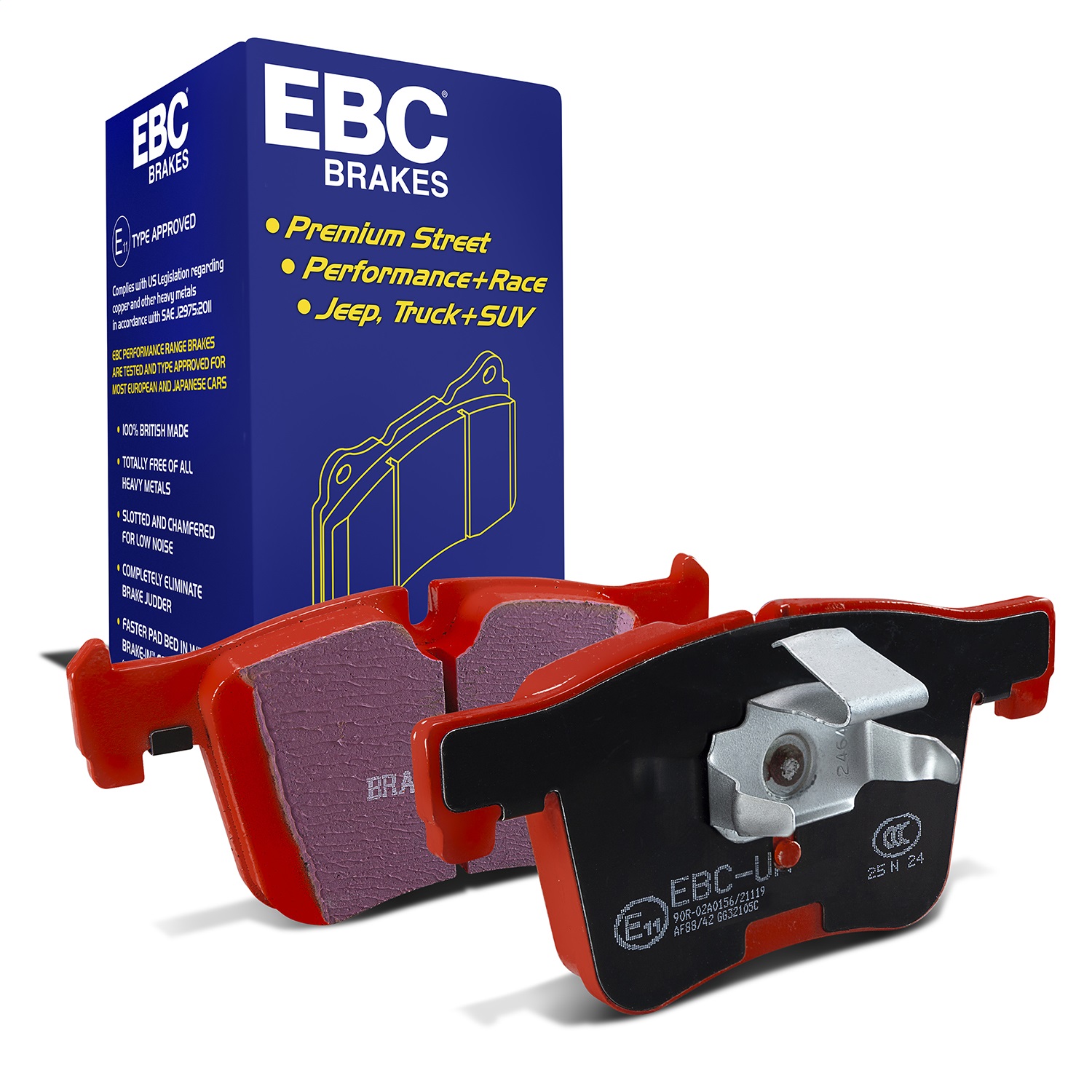 EBC Brakes DP32105C Redstuff Ceramic Low Dust Brake Pads