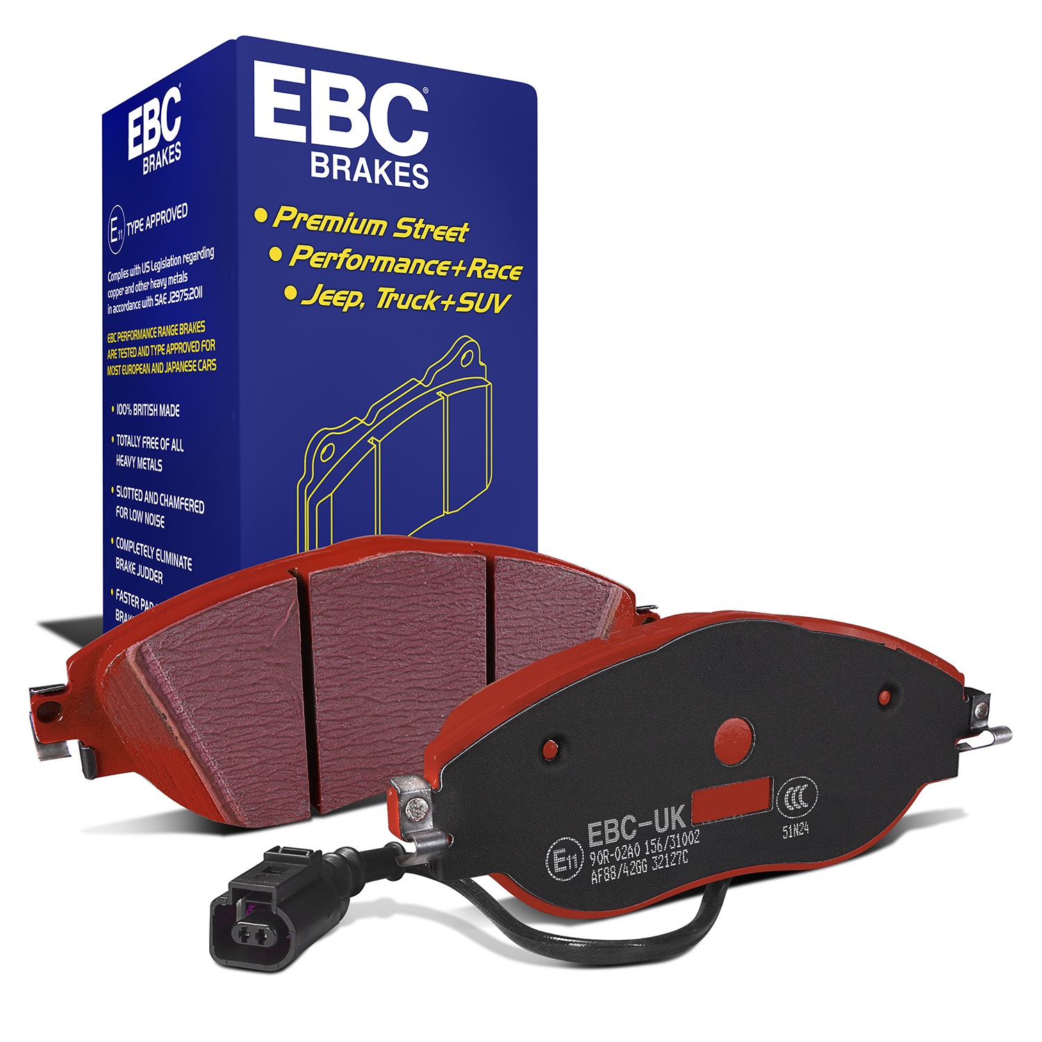 EBC Brakes DP32127C Redstuff Ceramic Low Dust Brake Pads