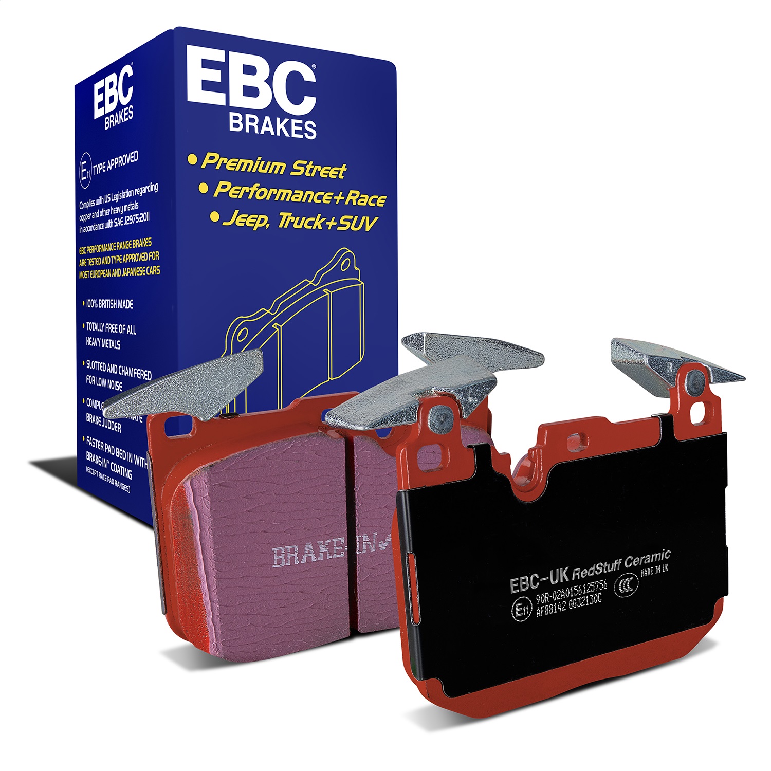 EBC Brakes DP32130C Redstuff Ceramic Low Dust Brake Pads