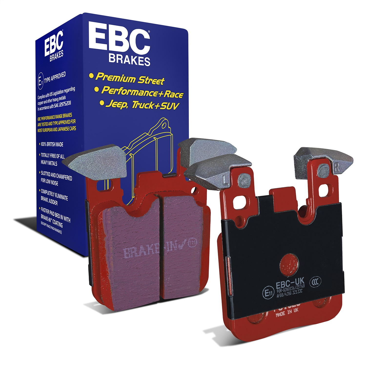 EBC Brakes DP32133C Redstuff Ceramic Low Dust Brake Pads