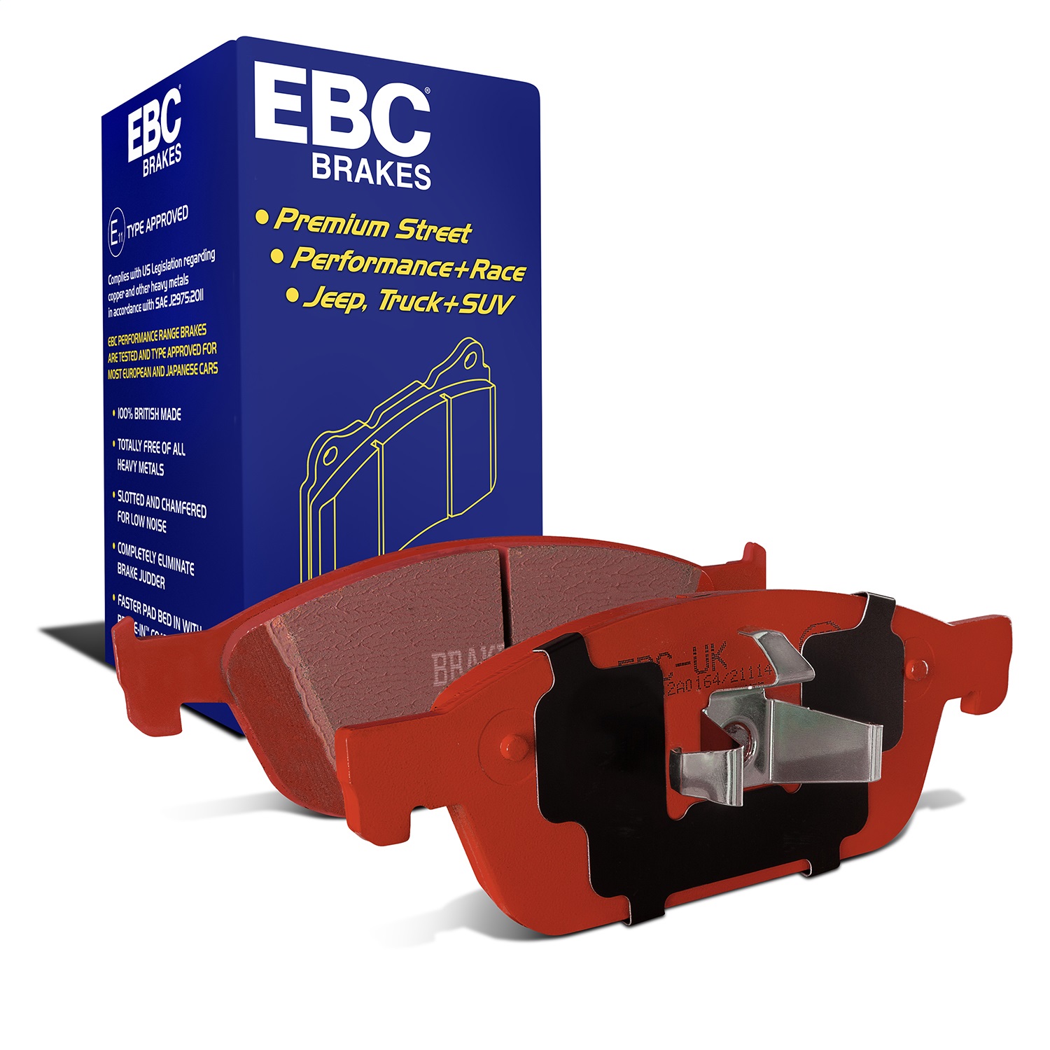 EBC Brakes DP32145C Redstuff Ceramic Low Dust Brake Pads Fits 13-18 Focus MKC