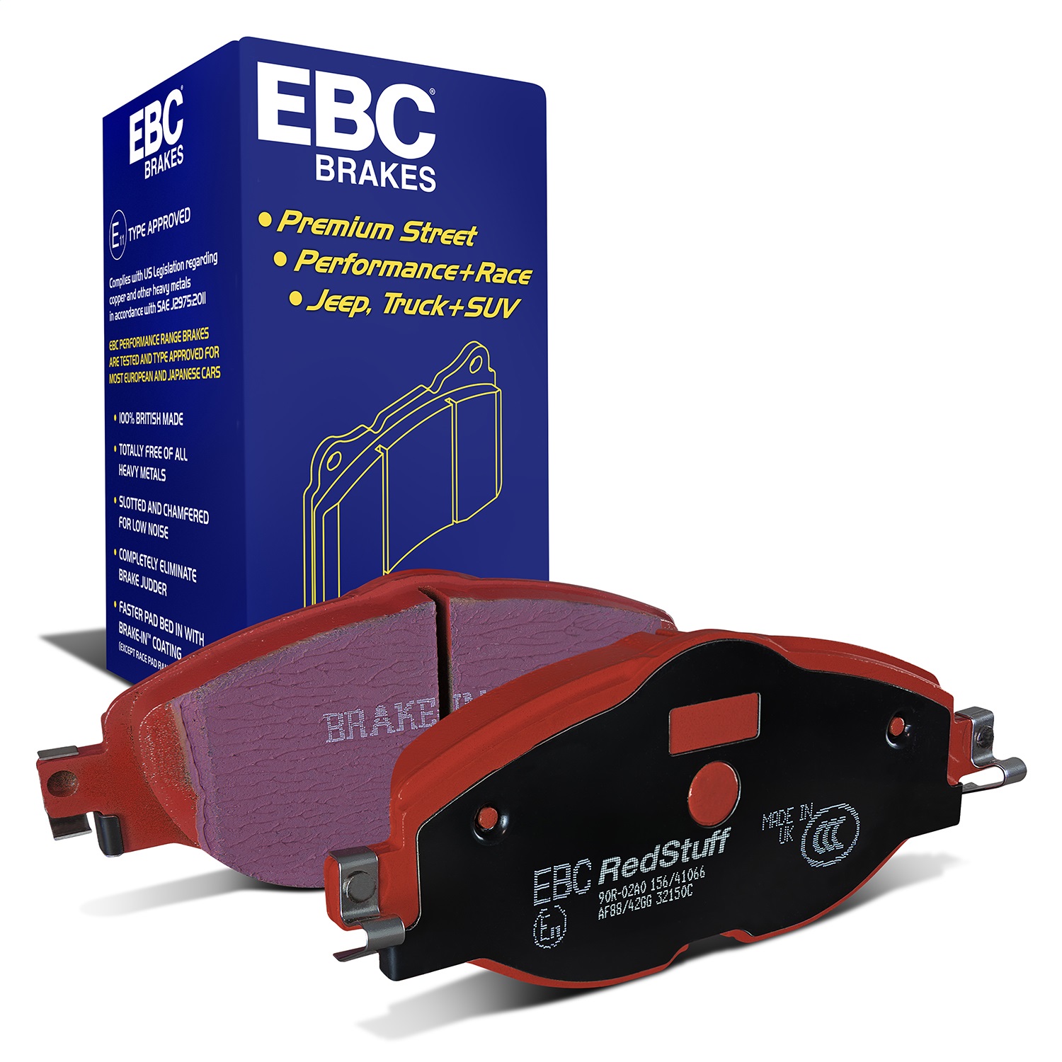 EBC Brakes DP32150C Redstuff Ceramic Low Dust Brake Pads
