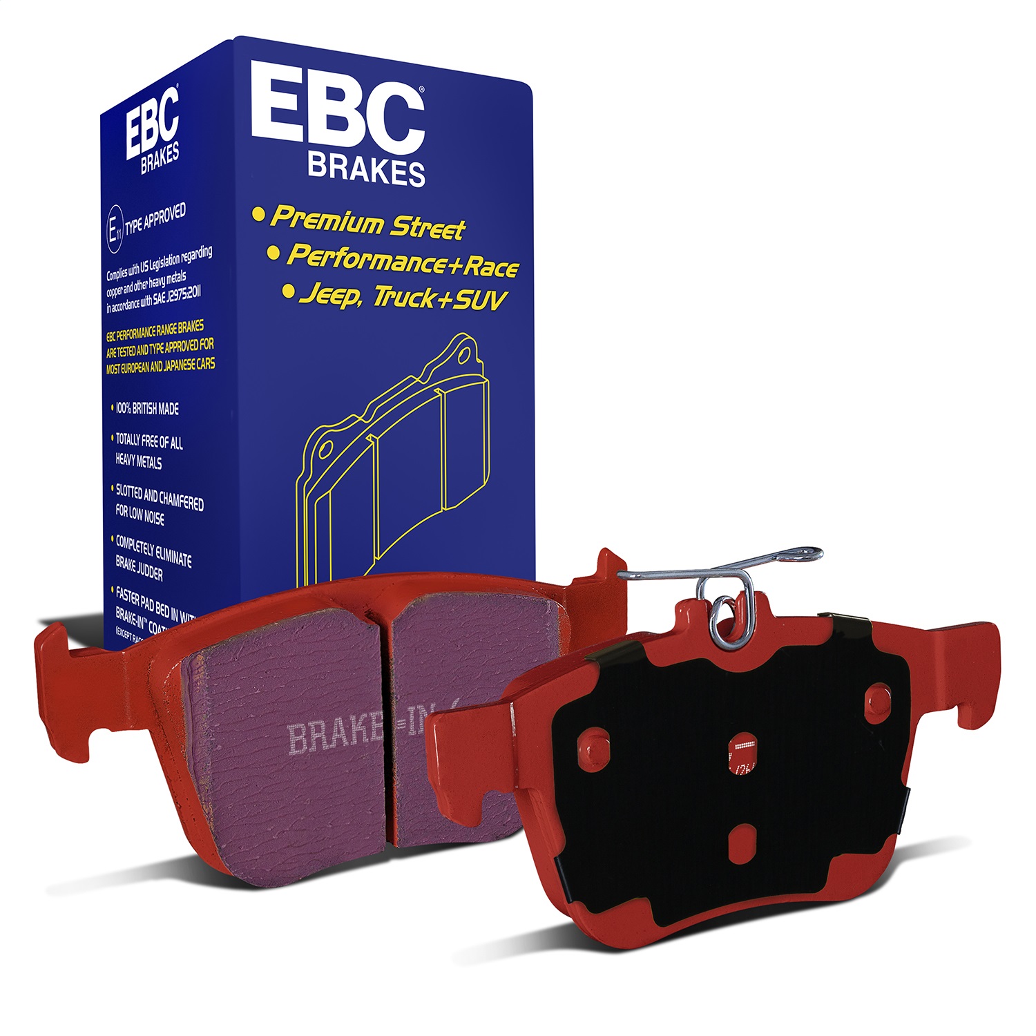EBC Brakes DP32153C Redstuff Ceramic Low Dust Brake Pads