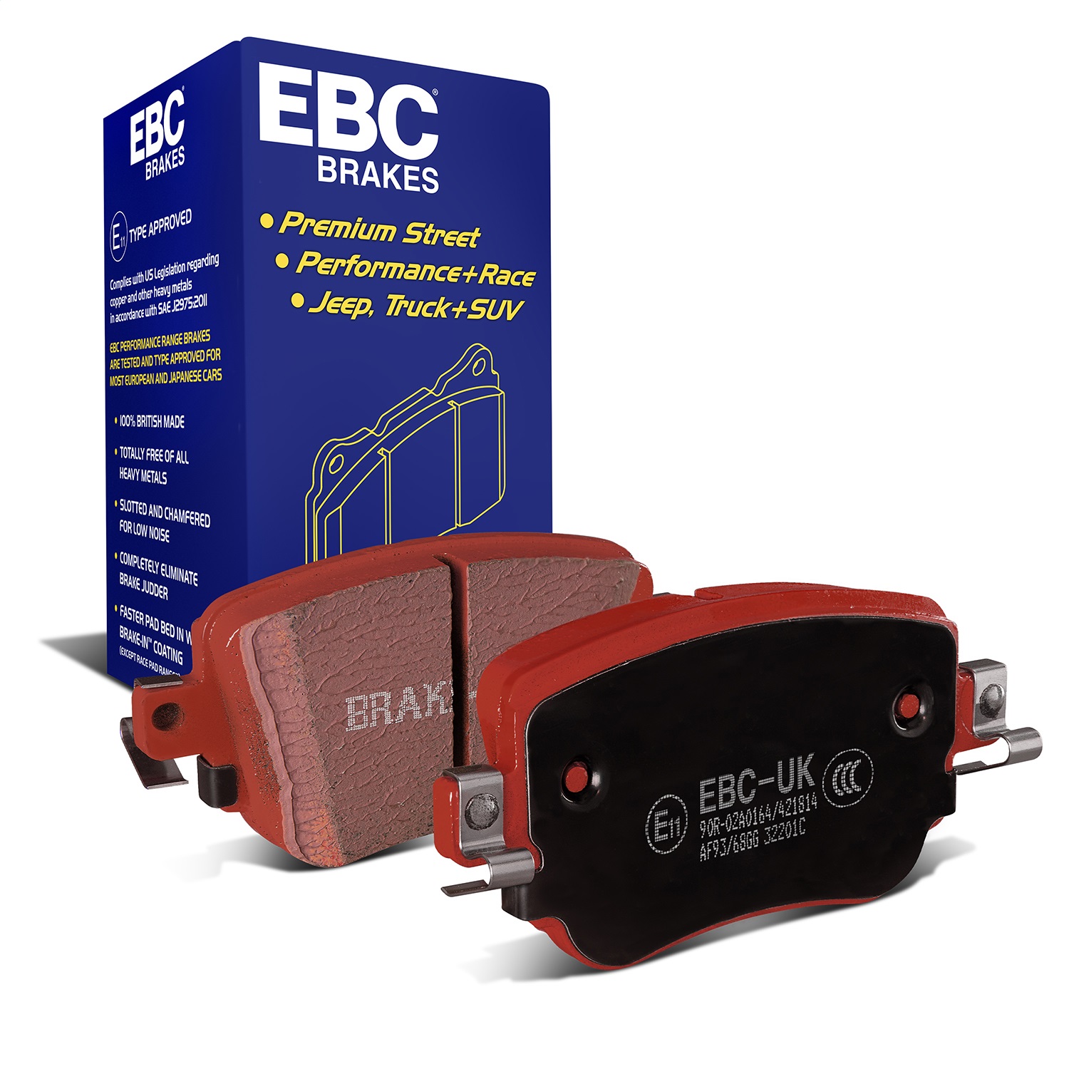 EBC Brakes DP32201C Redstuff Ceramic Low Dust Brake Pads