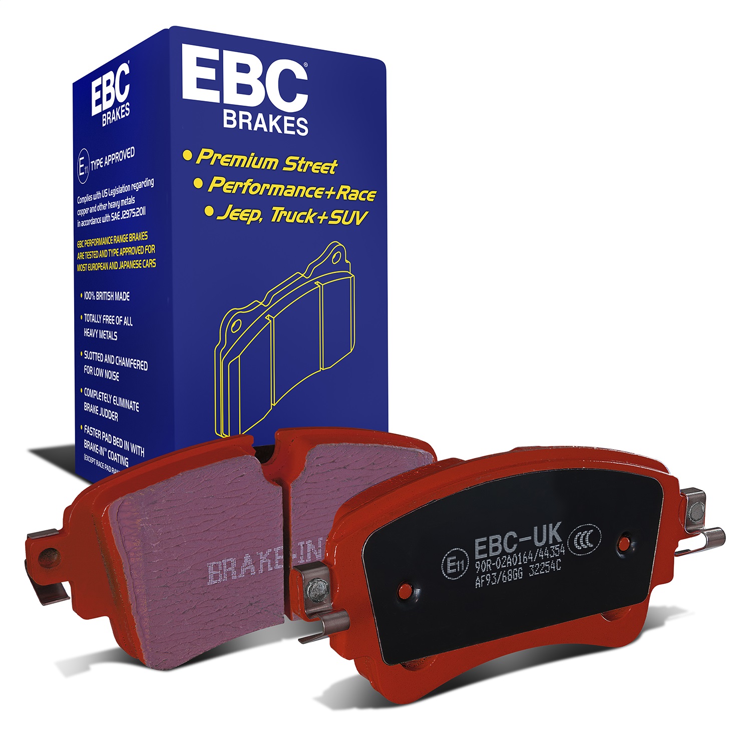 EBC Brakes DP32254C Redstuff Ceramic Low Dust Brake Pads