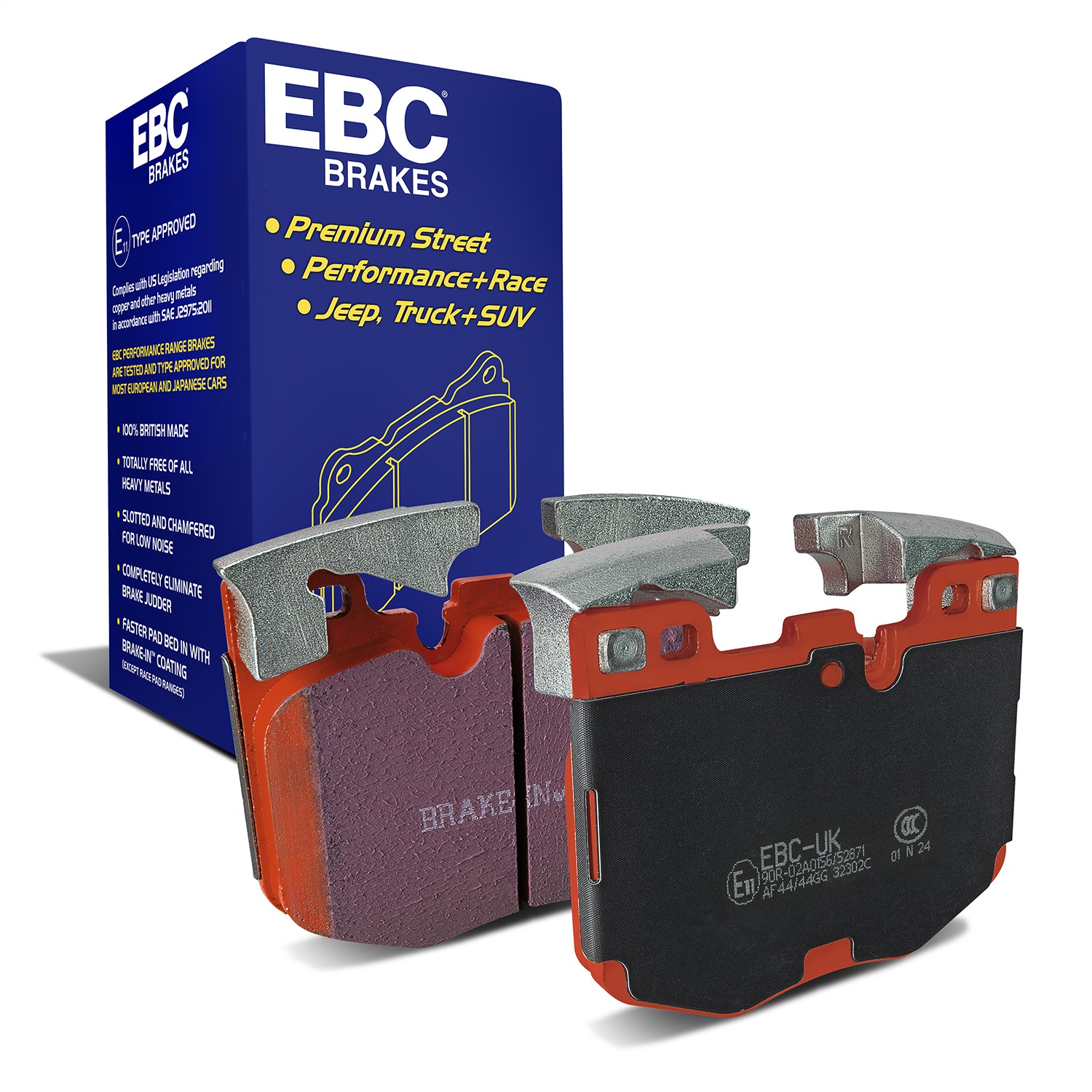 EBC Brakes DP32302C Redstuff Ceramic Low Dust Brake Pads