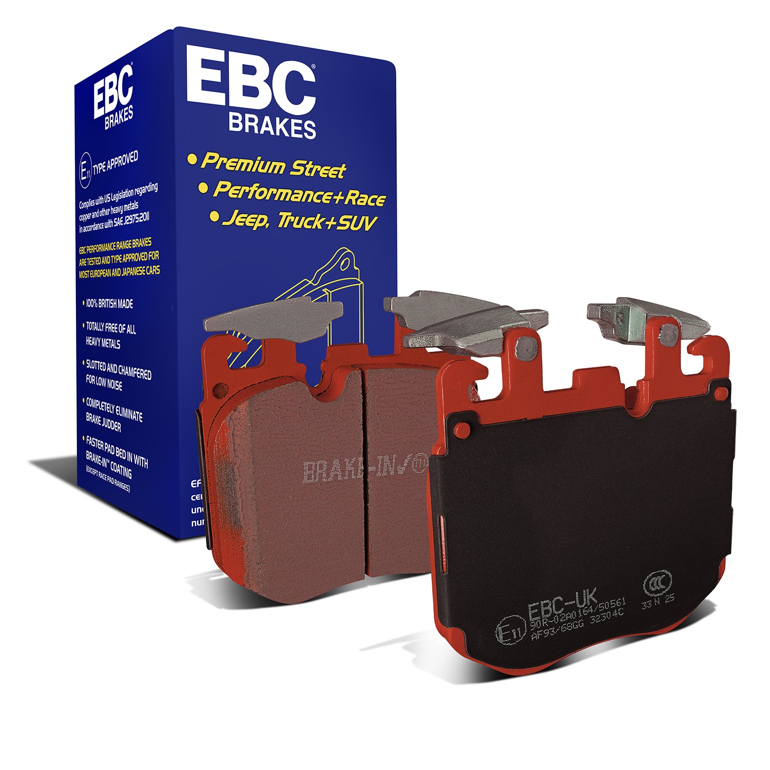 EBC Brakes DP32304C Redstuff Ceramic Low Dust Brake Pads