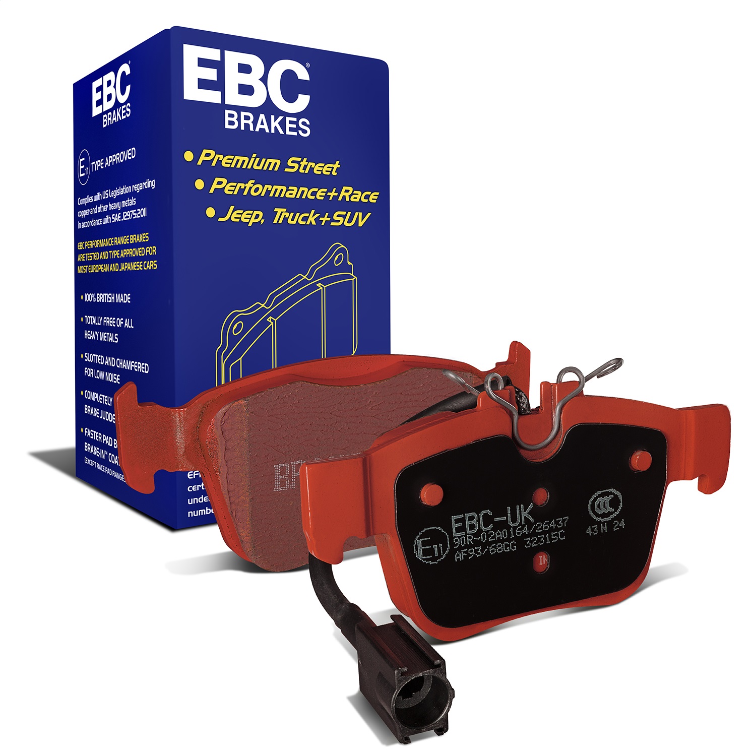 EBC Brakes DP32315C Redstuff Ceramic Low Dust Brake Pads