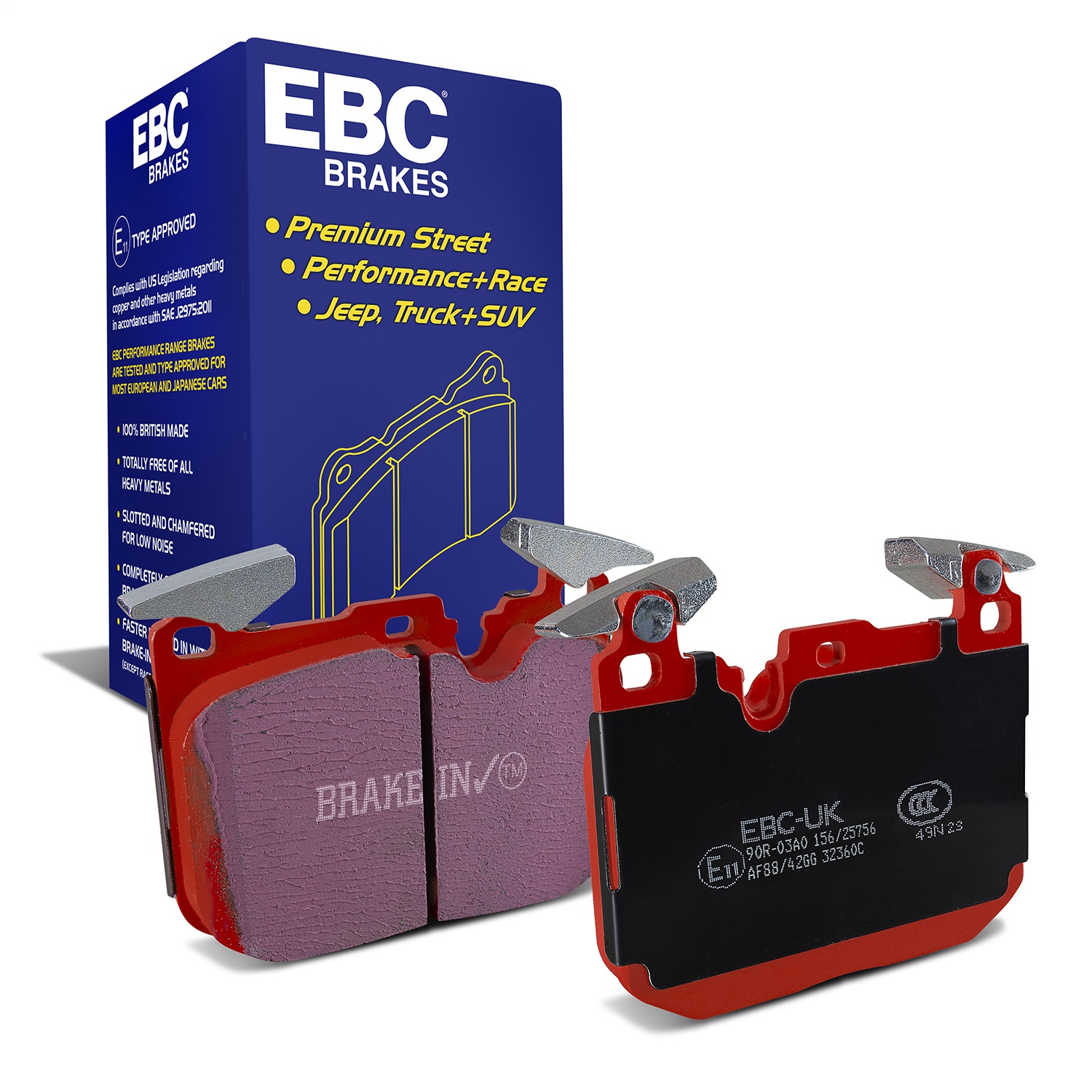 EBC Brakes DP32360C Redstuff Ceramic Low Dust Brake Pads Fits 15-21 M2 M3 M4