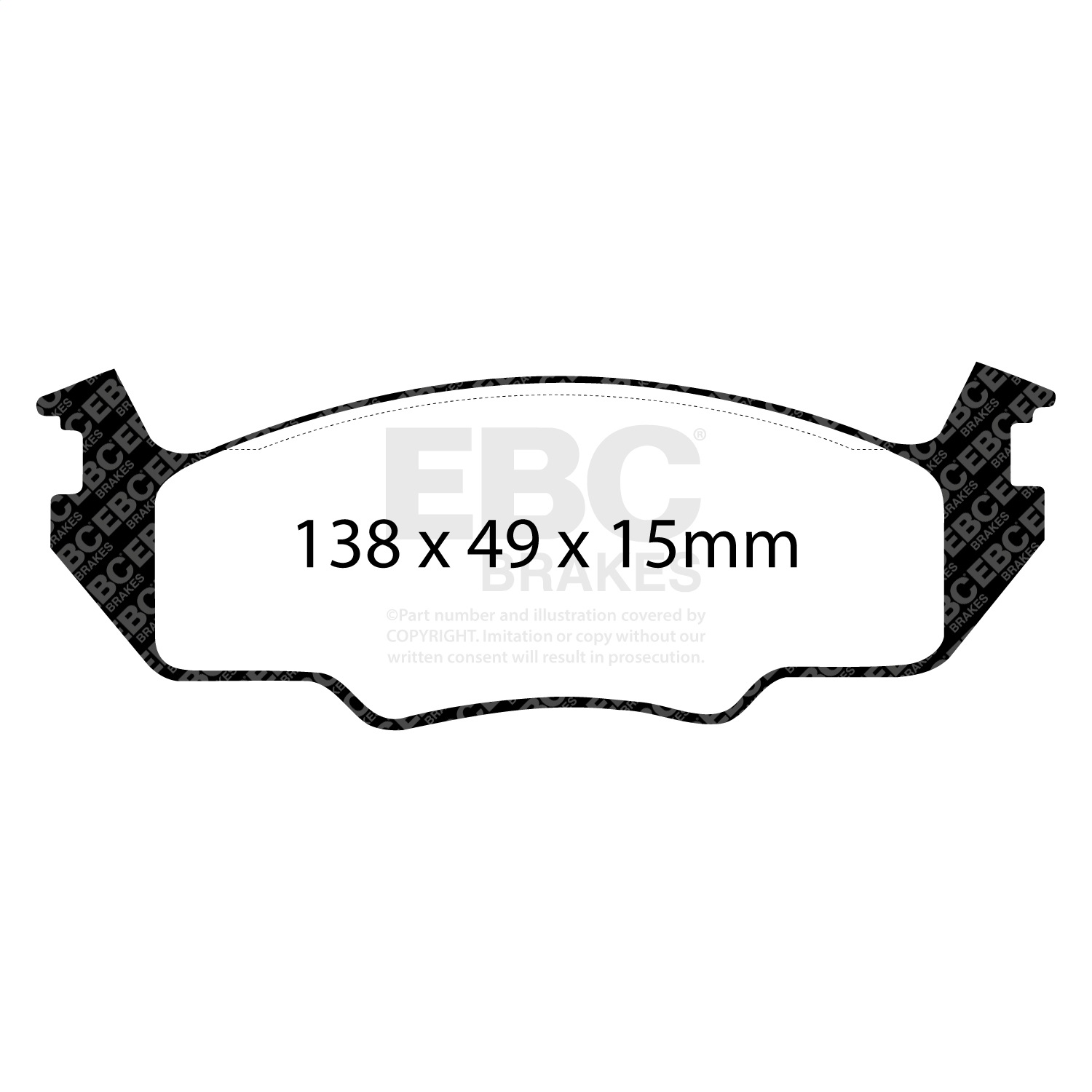 EBC Brakes UD158 Ultimax  Brake Pads
