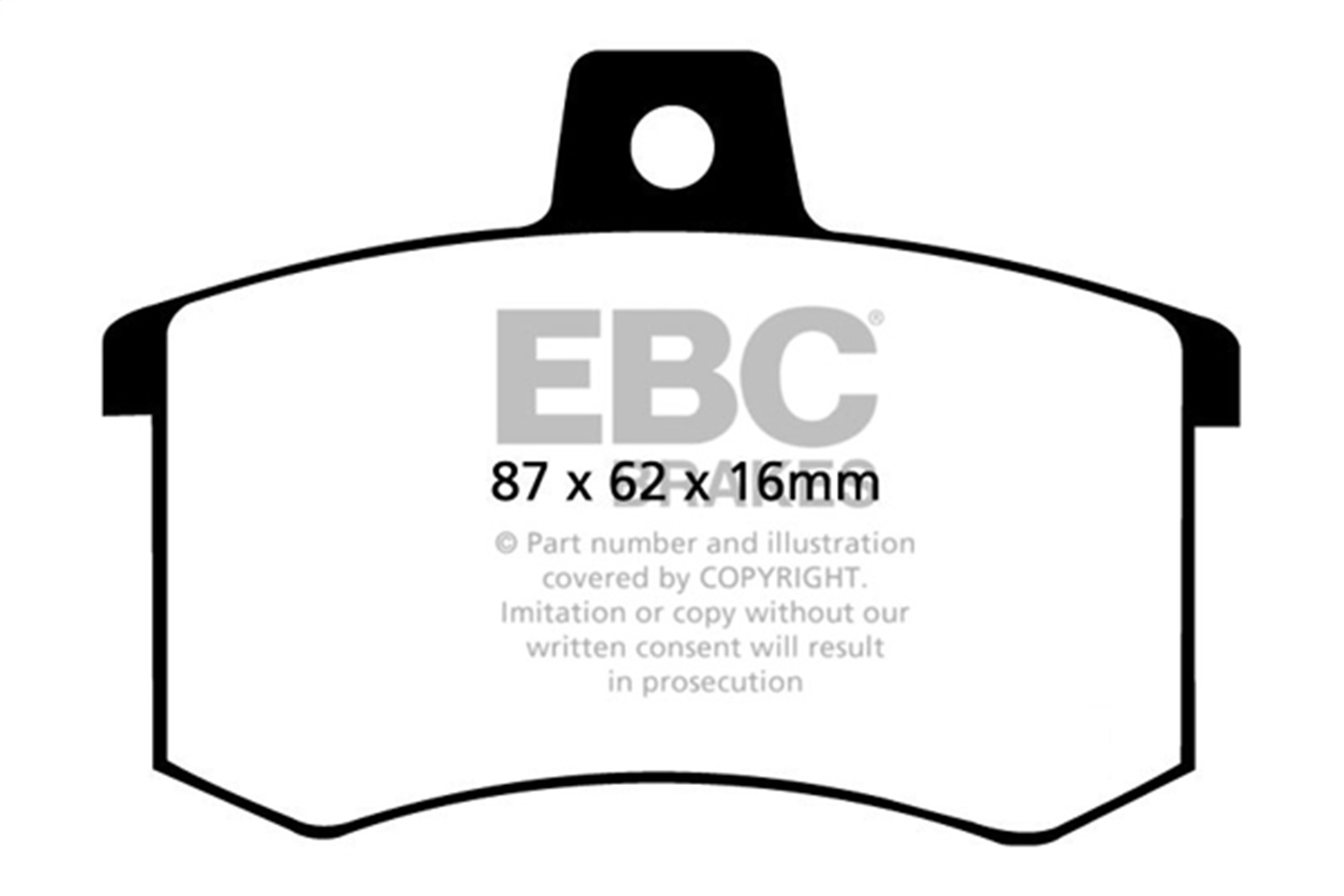 EBC Brakes DP3370C Redstuff Ceramic Low Dust Brake Pads