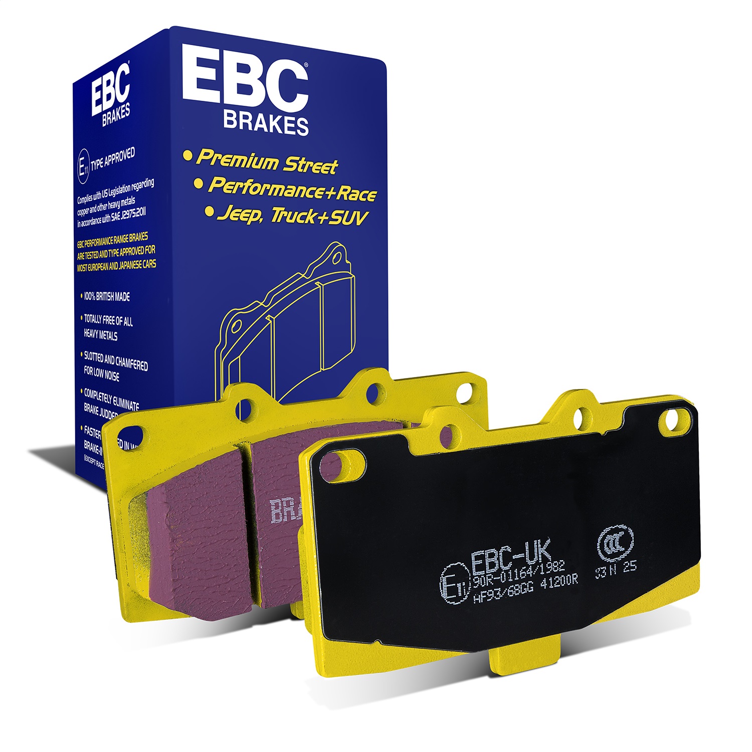 EBC Brakes DP41200R Yellowstuff Street And Track Brake Pads