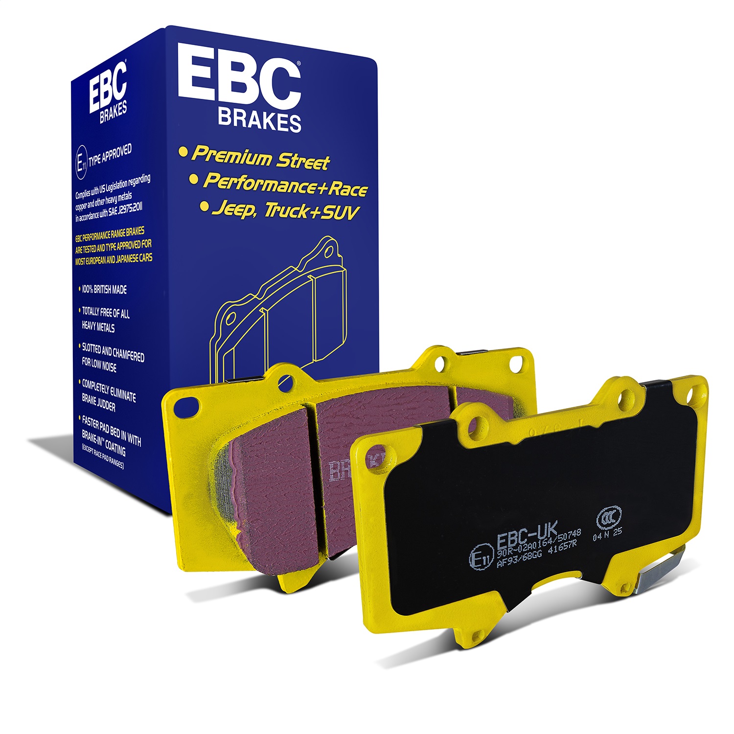 EBC Brakes DP41657R Yellowstuff Street And Track Brake Pads