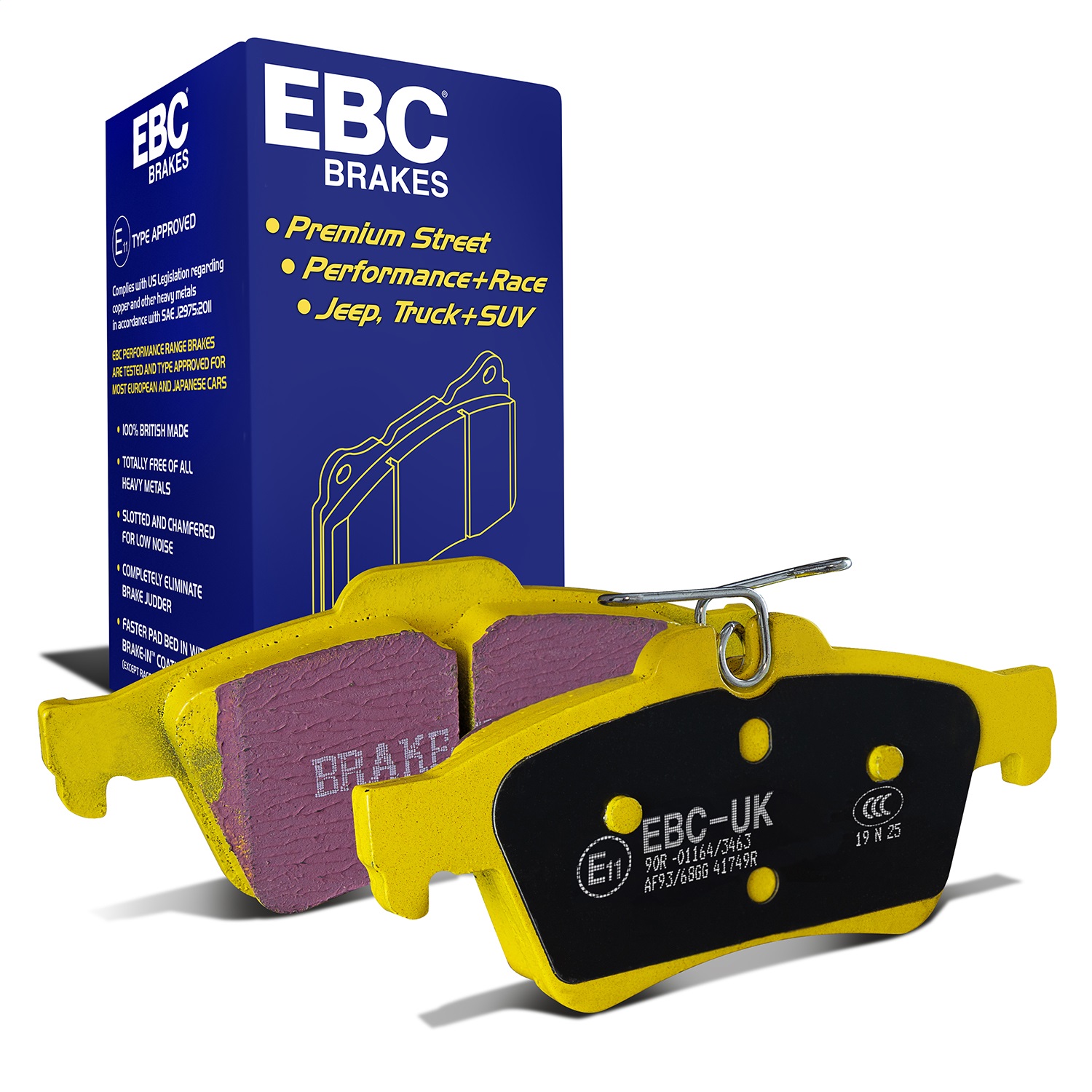 EBC Brakes DP41749R Yellowstuff Street And Track Brake Pads