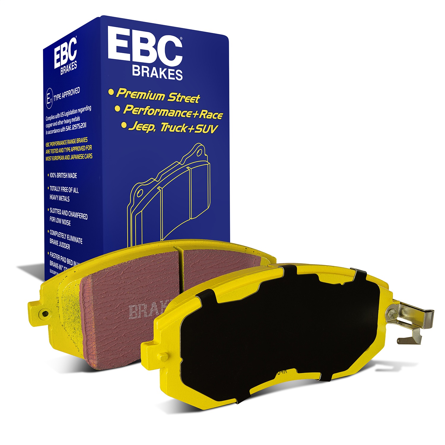 EBC Brakes DP41884R Yellowstuff Street And Track Brake Pads