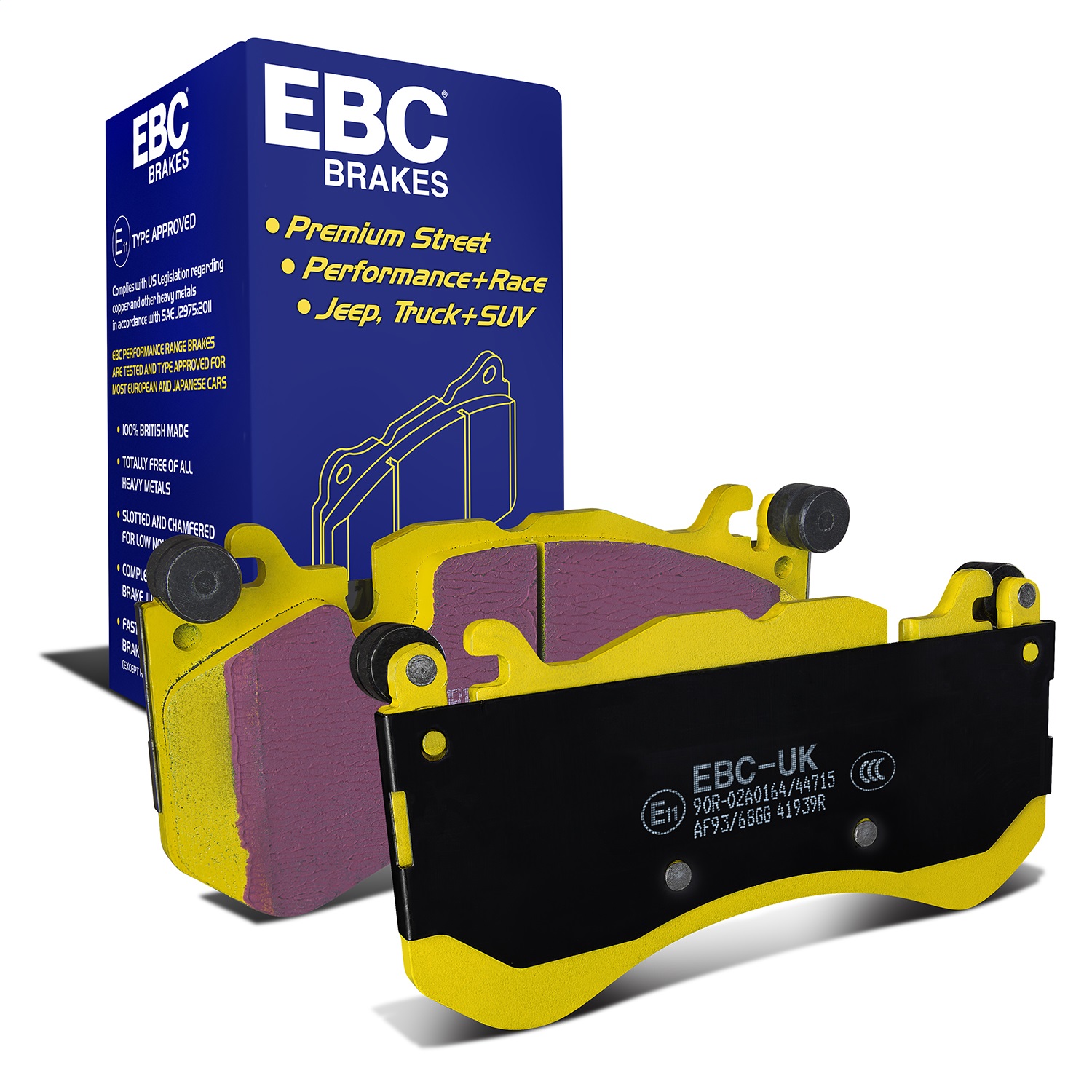EBC Brakes DP41939R Yellowstuff Street And Track Brake Pads