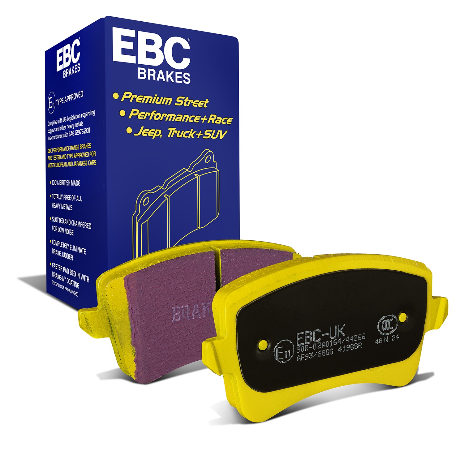 EBC Brakes DP41988R Yellowstuff Street And Track Brake Pads