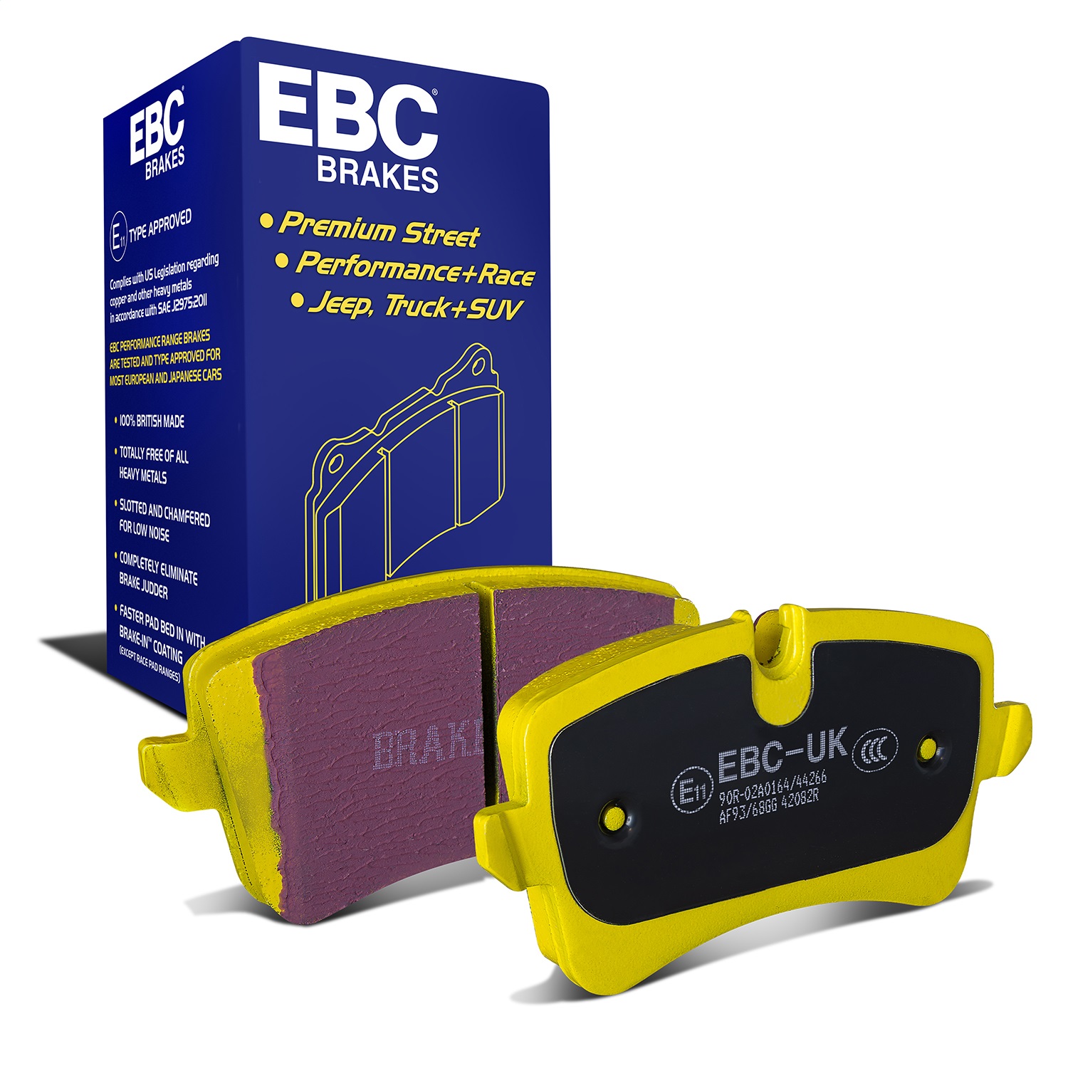 EBC Brakes DP42082R Yellowstuff Street And Track Brake Pads