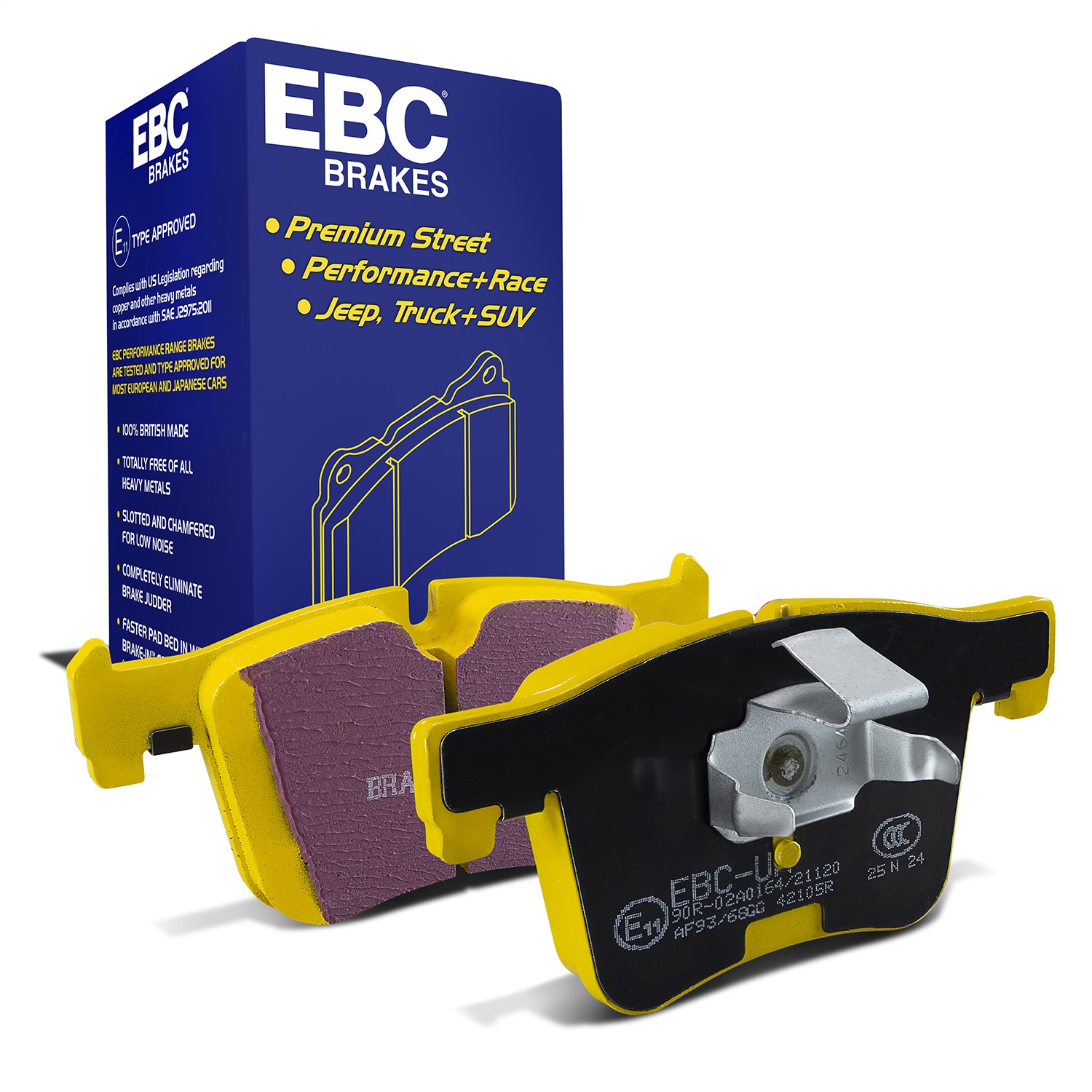 EBC Brakes DP42105R Yellowstuff Street And Track Brake Pads