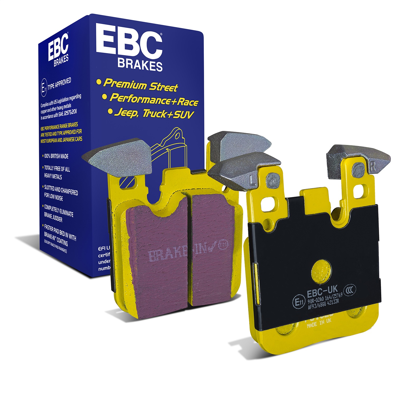 EBC Brakes DP42133R Yellowstuff Street And Track Brake Pads