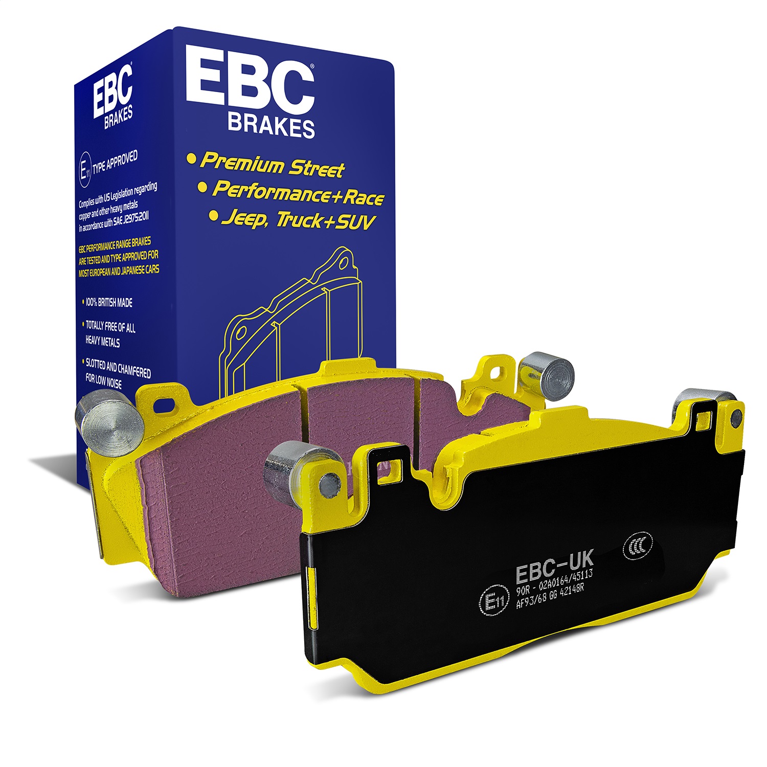 EBC Brakes DP42148R Yellowstuff Street And Track Brake Pads