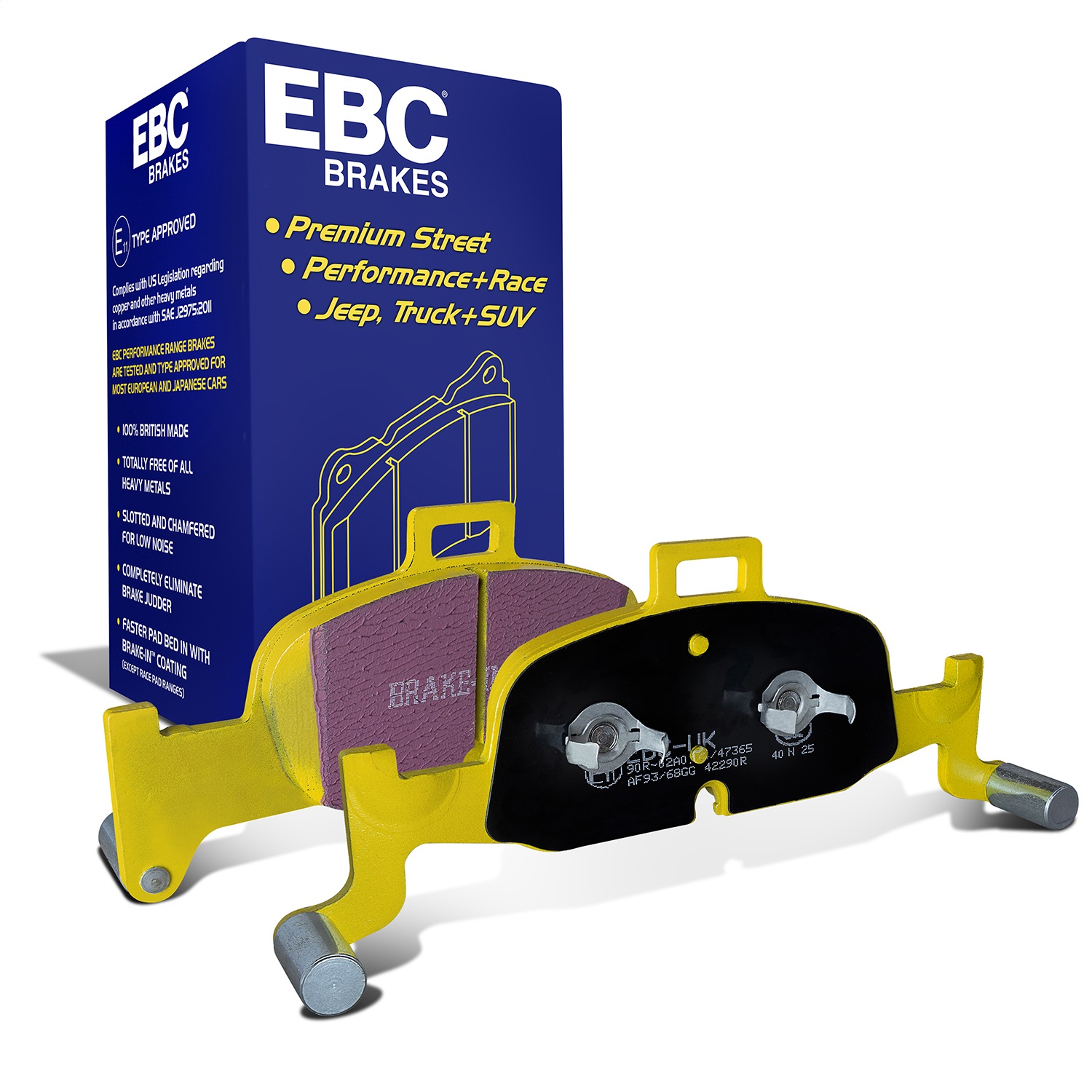 EBC Brakes DP42290R Yellowstuff Street And Track Brake Pads