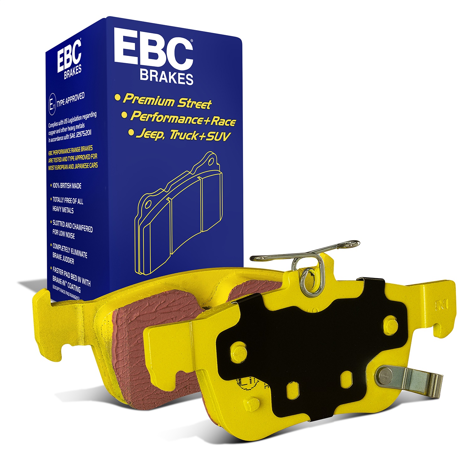EBC Brakes DP42301R Yellowstuff Street And Track Brake Pads Fits 16-26 Civic RDX