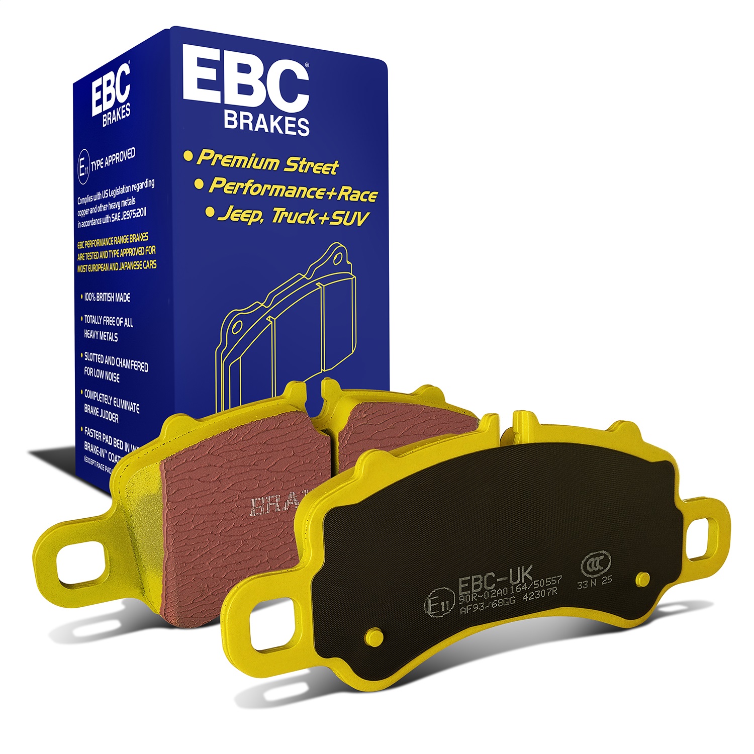 EBC Brakes DP42307R Yellowstuff Street And Track Brake Pads