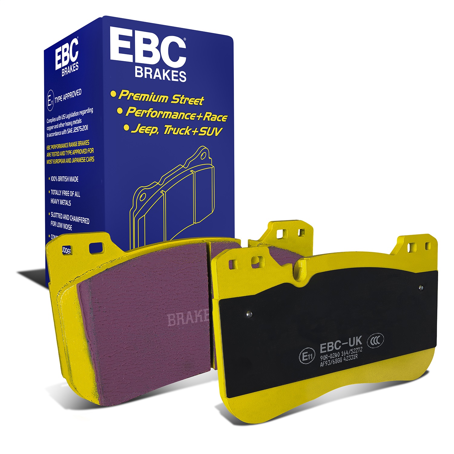 EBC Brakes DP42331R Yellowstuff Street And Track Brake Pads