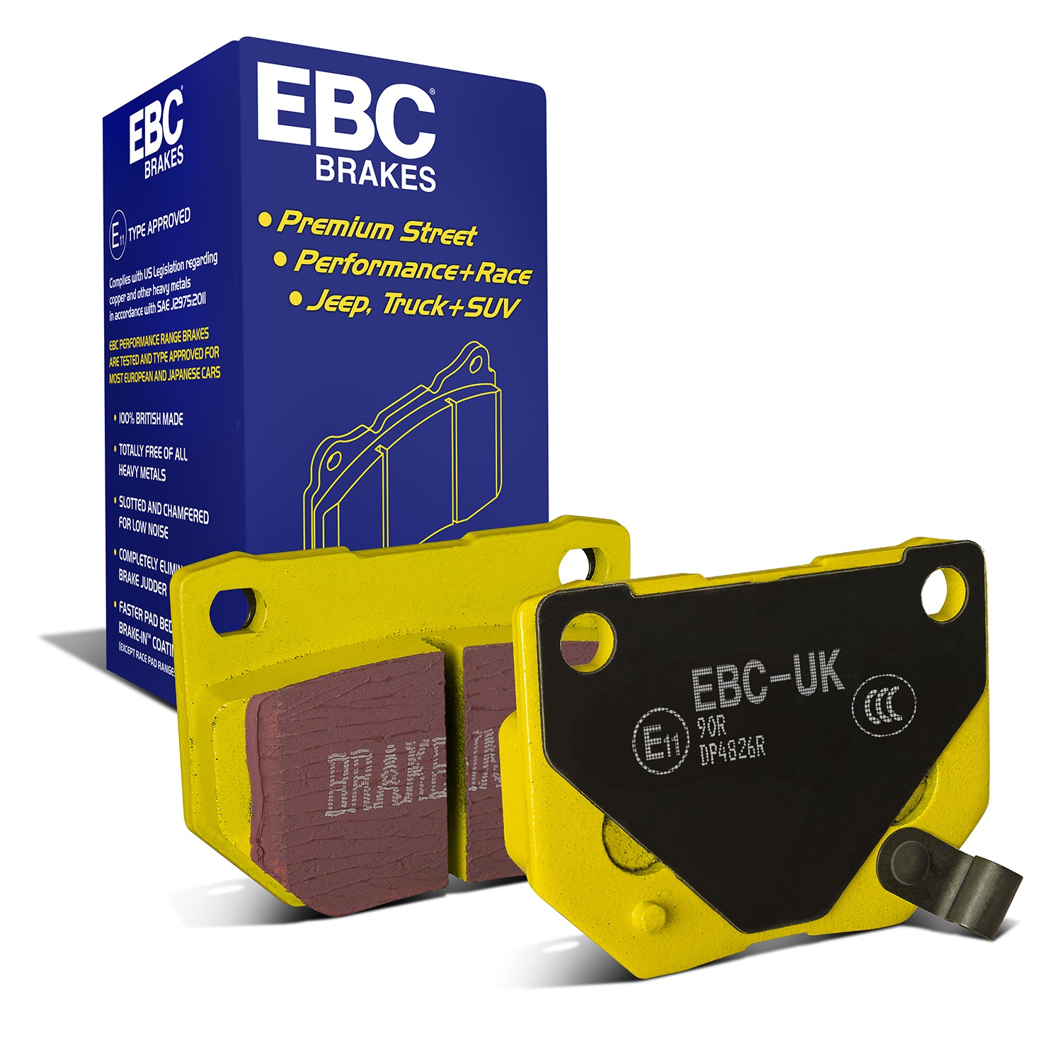 EBC Brakes DP4826R Yellowstuff Street And Track Brake Pads