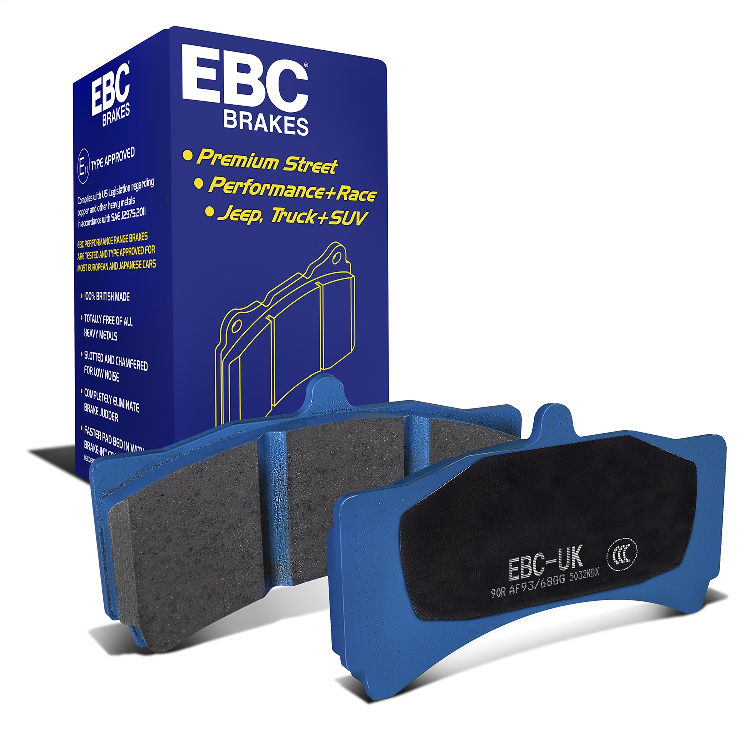 EBC Brakes S10KF1399 S10 Kits Greenstuff 2000 and GD Rotors Fits 12-17 S5