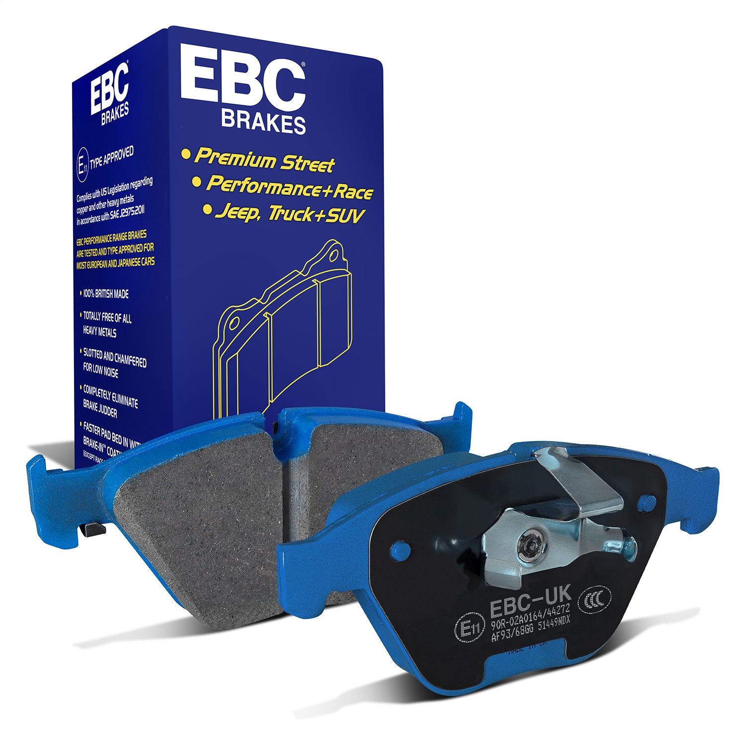 EBC Brakes DP51449NDX Bluestuff NDX Full Race Brake Pads