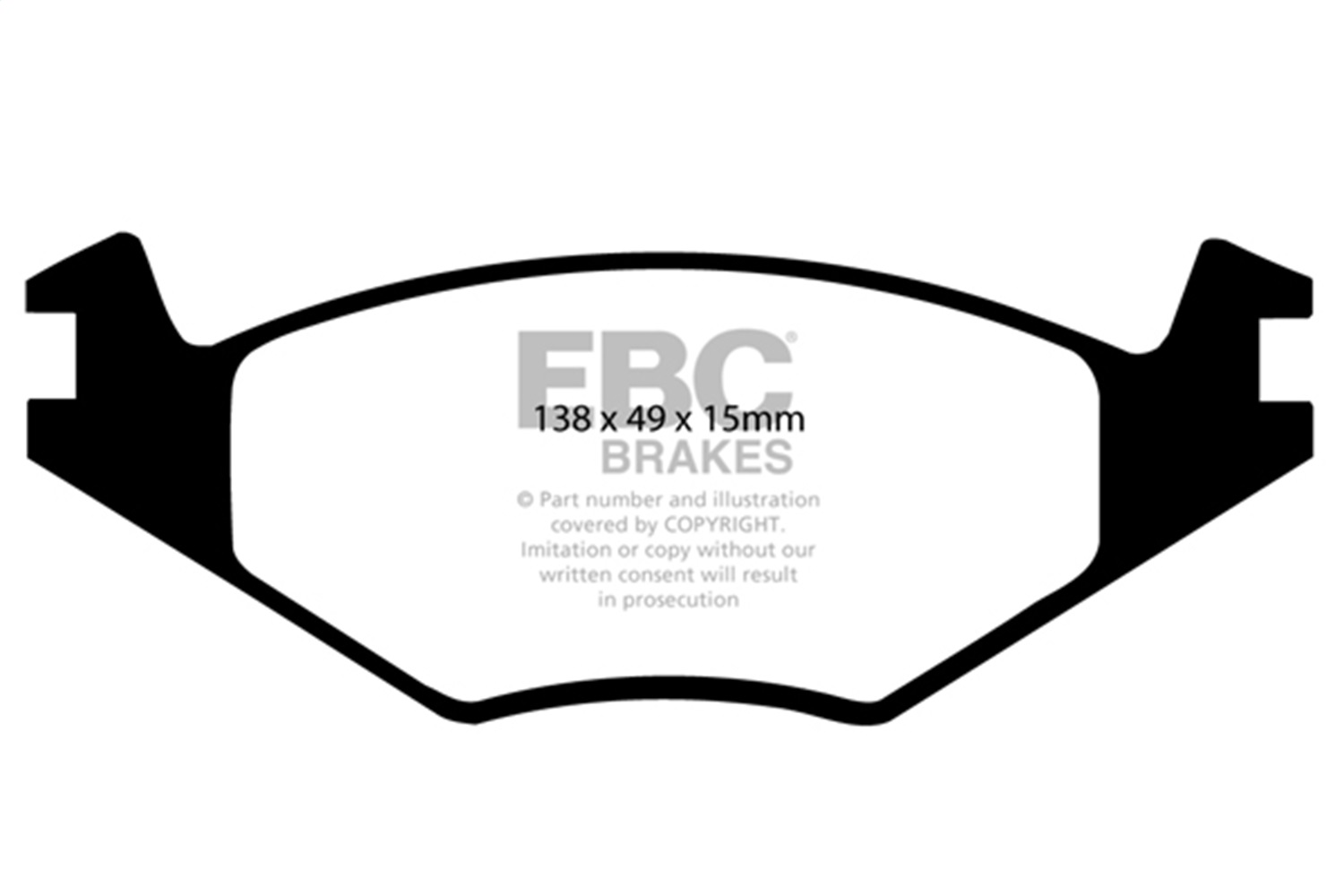 EBC Brakes DP3517C Redstuff Ceramic Low Dust Brake Pads