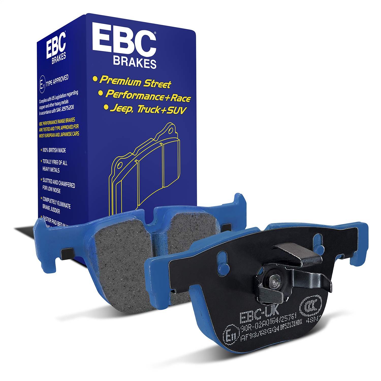EBC Brakes DP52131NDX Bluestuff NDX Full Race Brake Pads