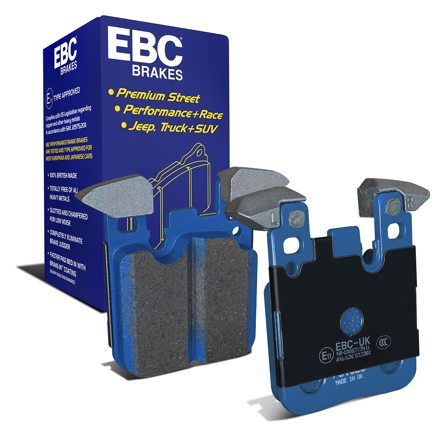 EBC Brakes DP52133NDX Bluestuff NDX Full Race Brake Pads