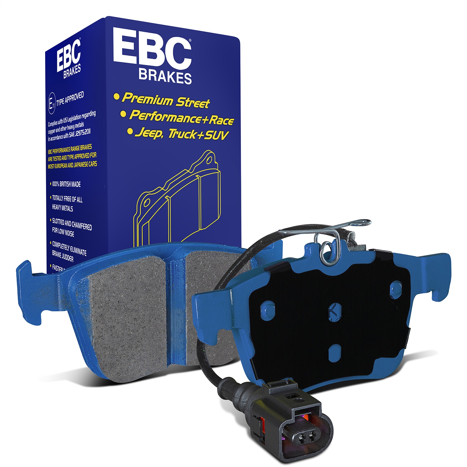EBC Brakes DP52295NDX Bluestuff NDX Full Race Brake Pads Fits RS3 TT RS Quattro