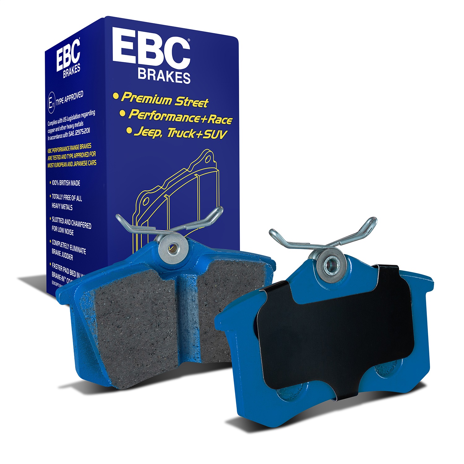 EBC Brakes DP5680NDX Bluestuff NDX Full Race Brake Pads Fits 04-06 TT Quattro