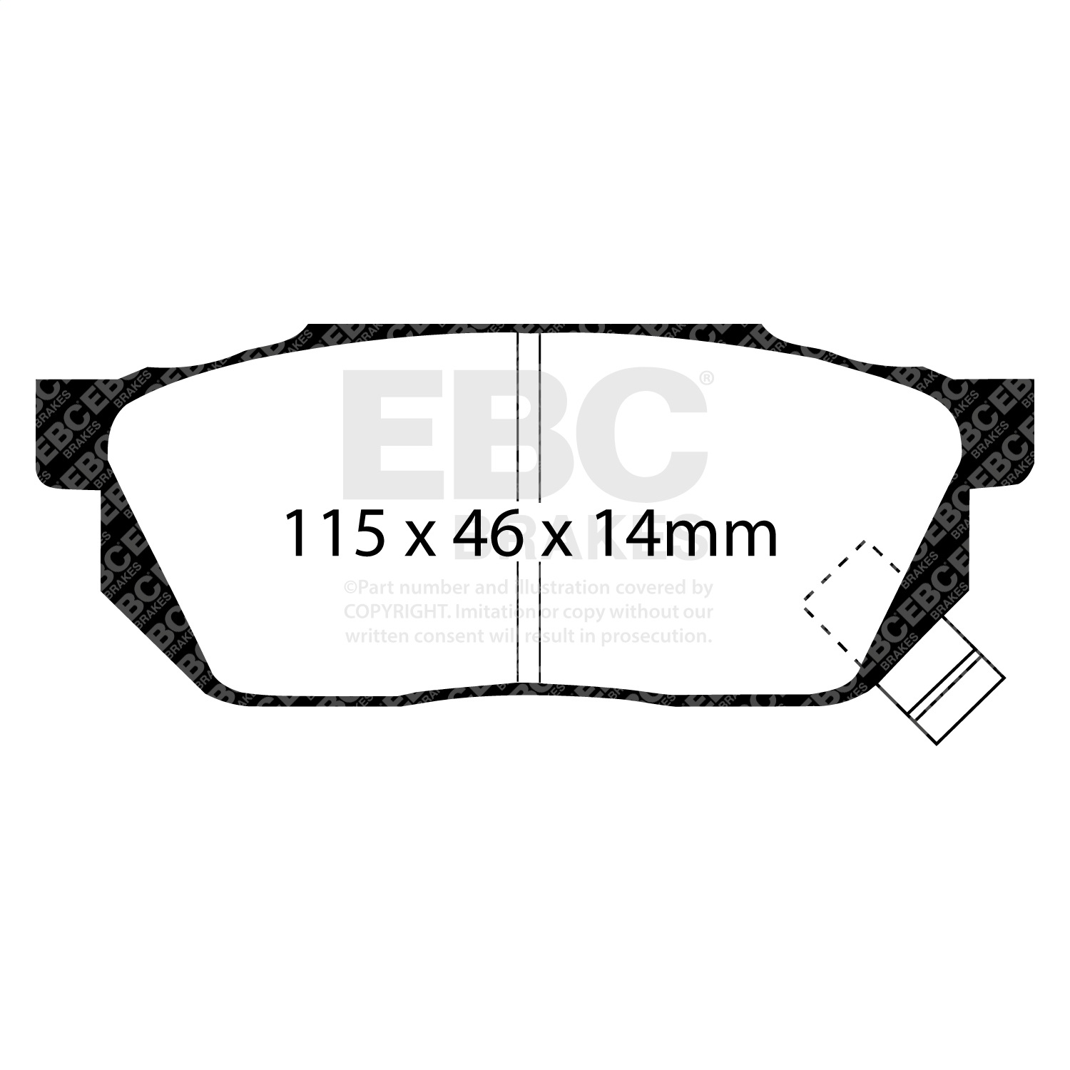EBC Brakes DP4570R Yellowstuff Street And Track Brake Pads