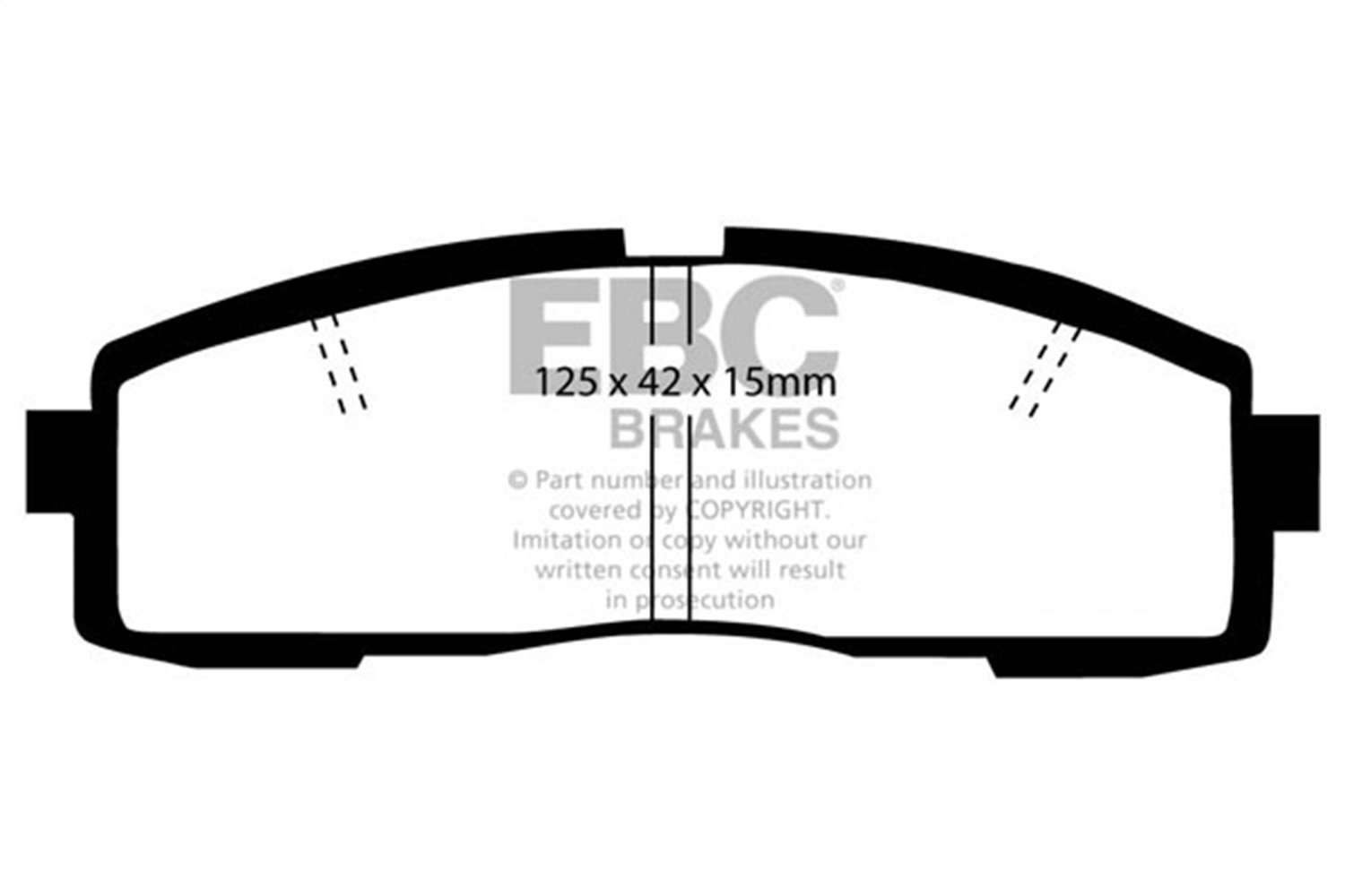 EBC Brakes DP4608/2R Yellowstuff Street And Track Brake Pads Fits 86-92 Supra