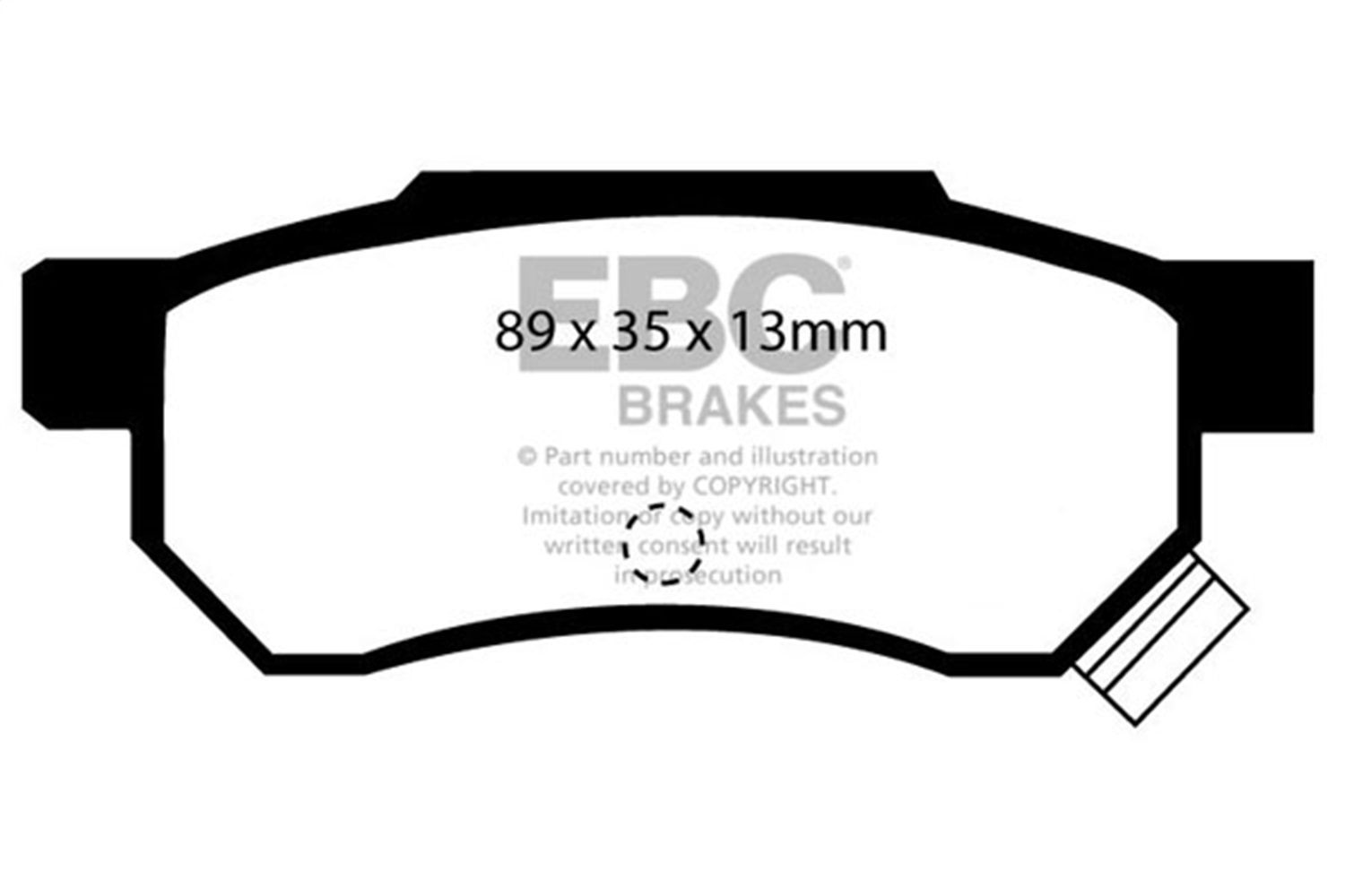 EBC Brakes UD374 Ultimax  Brake Pads